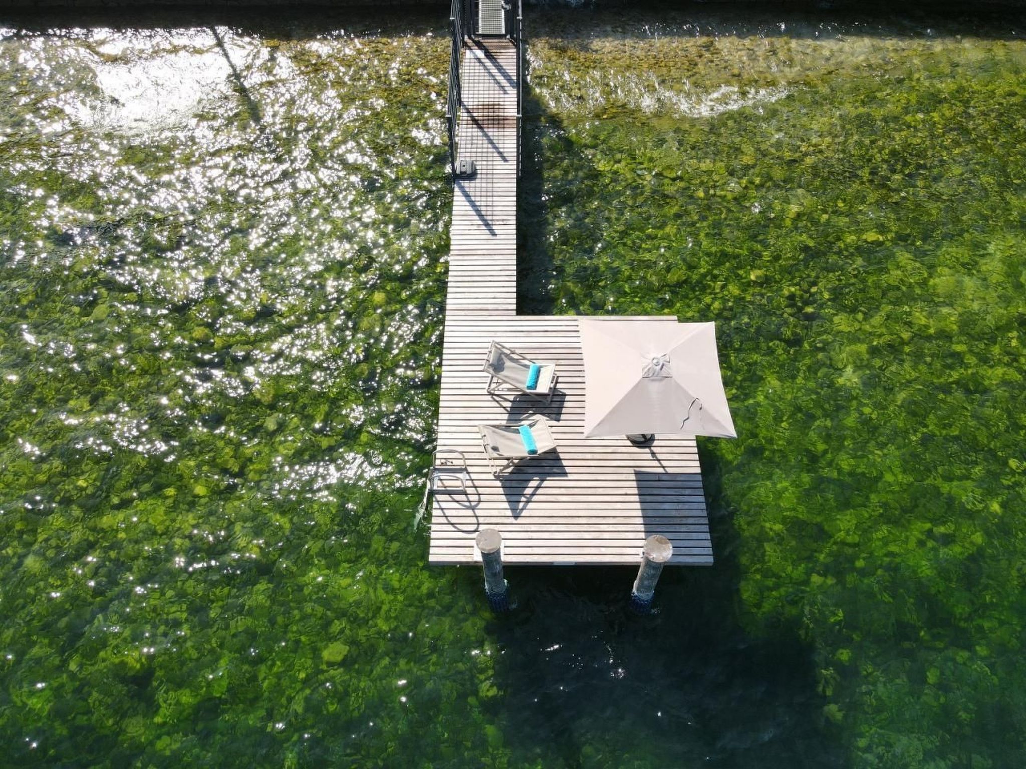 Luxusvilla am Gardasee mit privatem Badesteg-Binnen