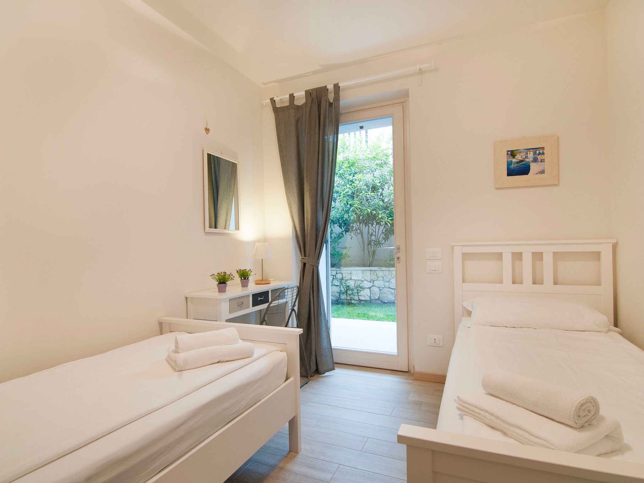 Flacher Sonnenaufgang-Binnen