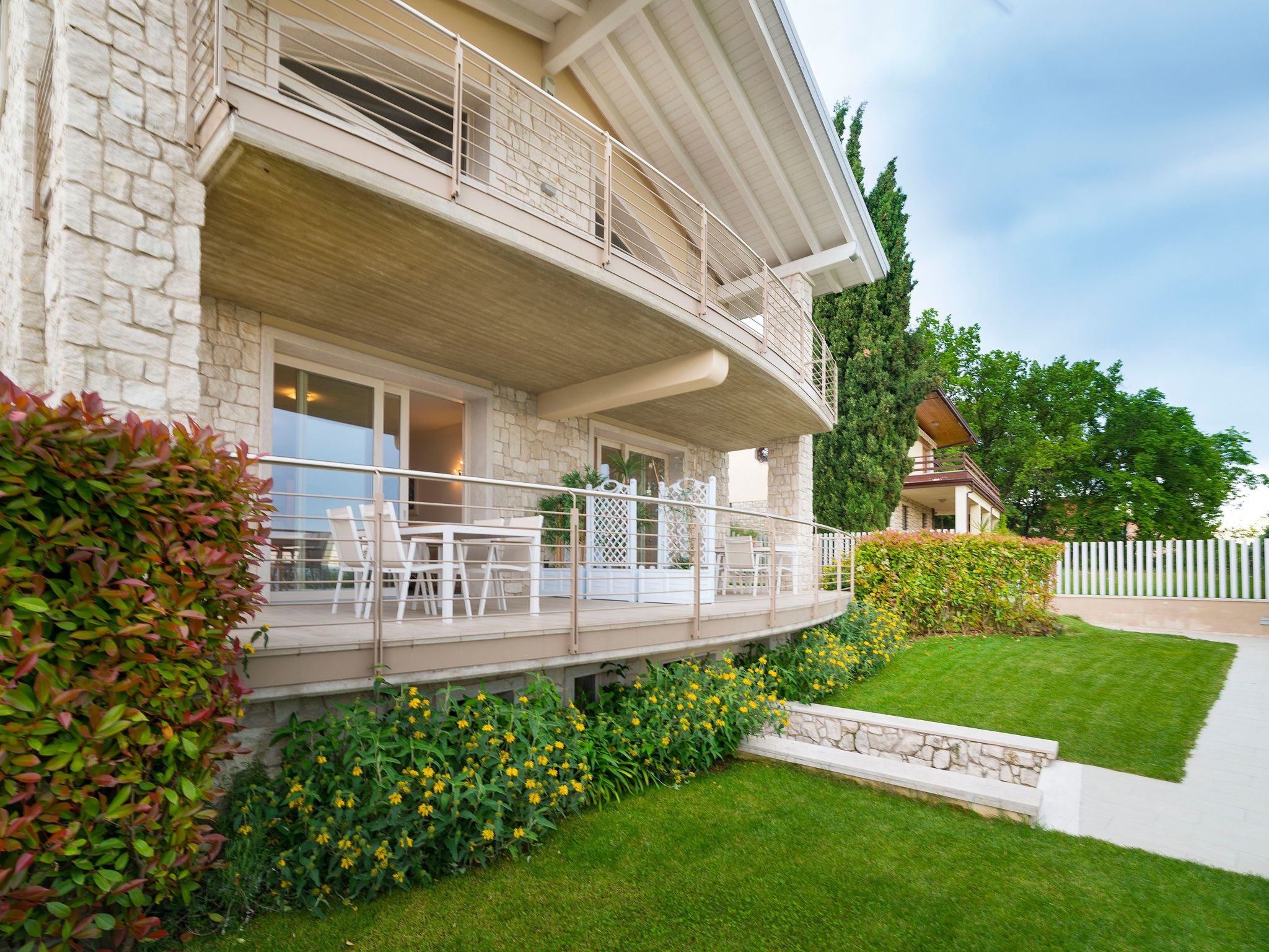 Flacher Sonnenuntergang-Dedans