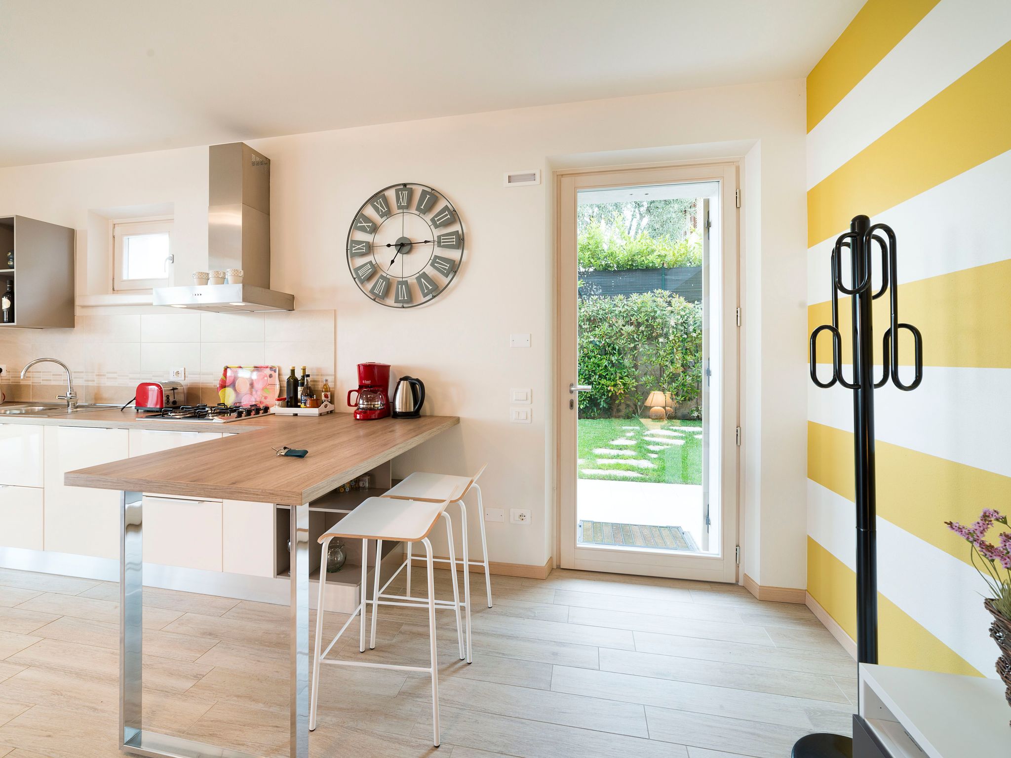 Flacher Sonnenuntergang-Dedans