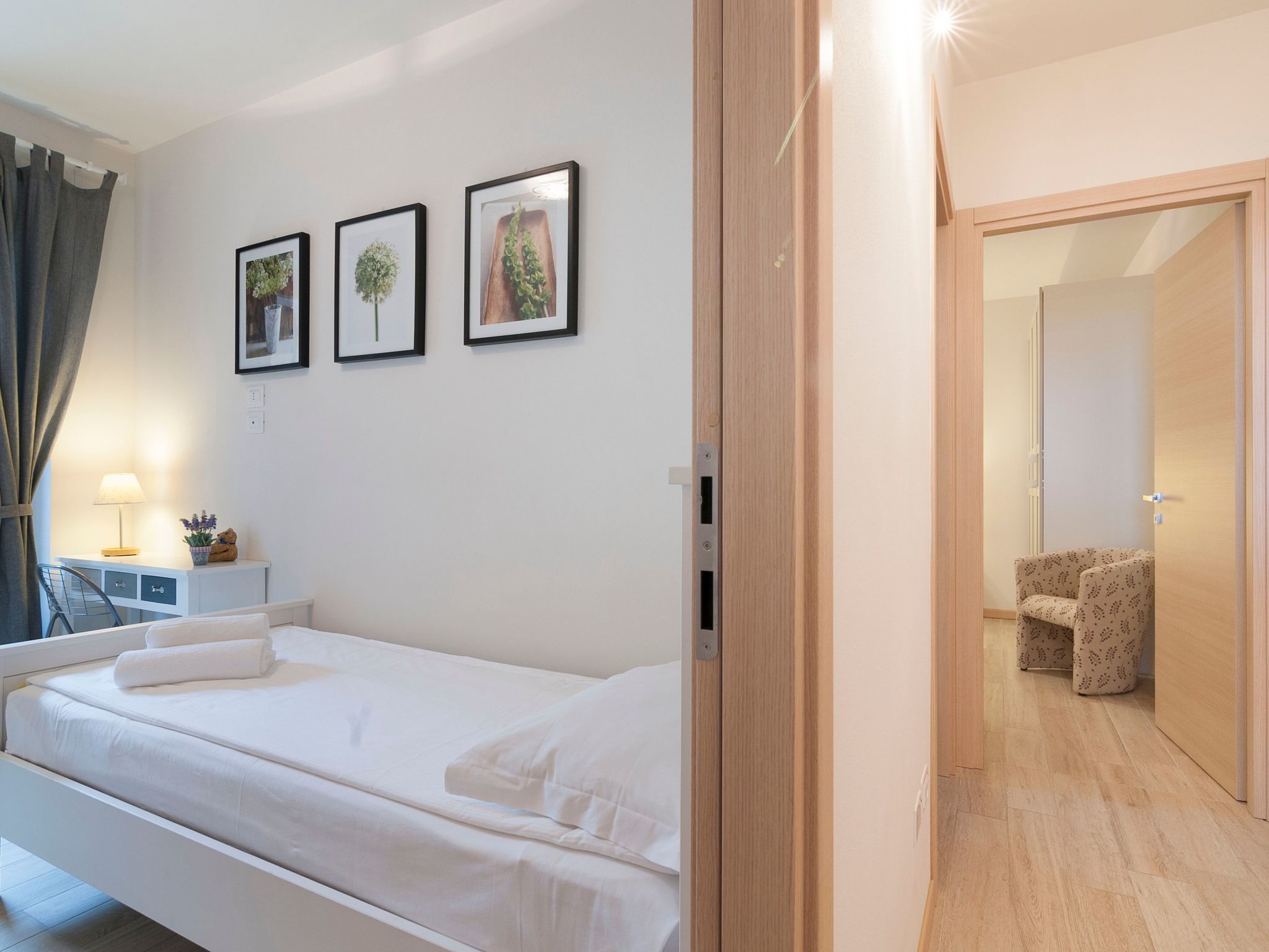 Flacher Sonnenuntergang-Dedans