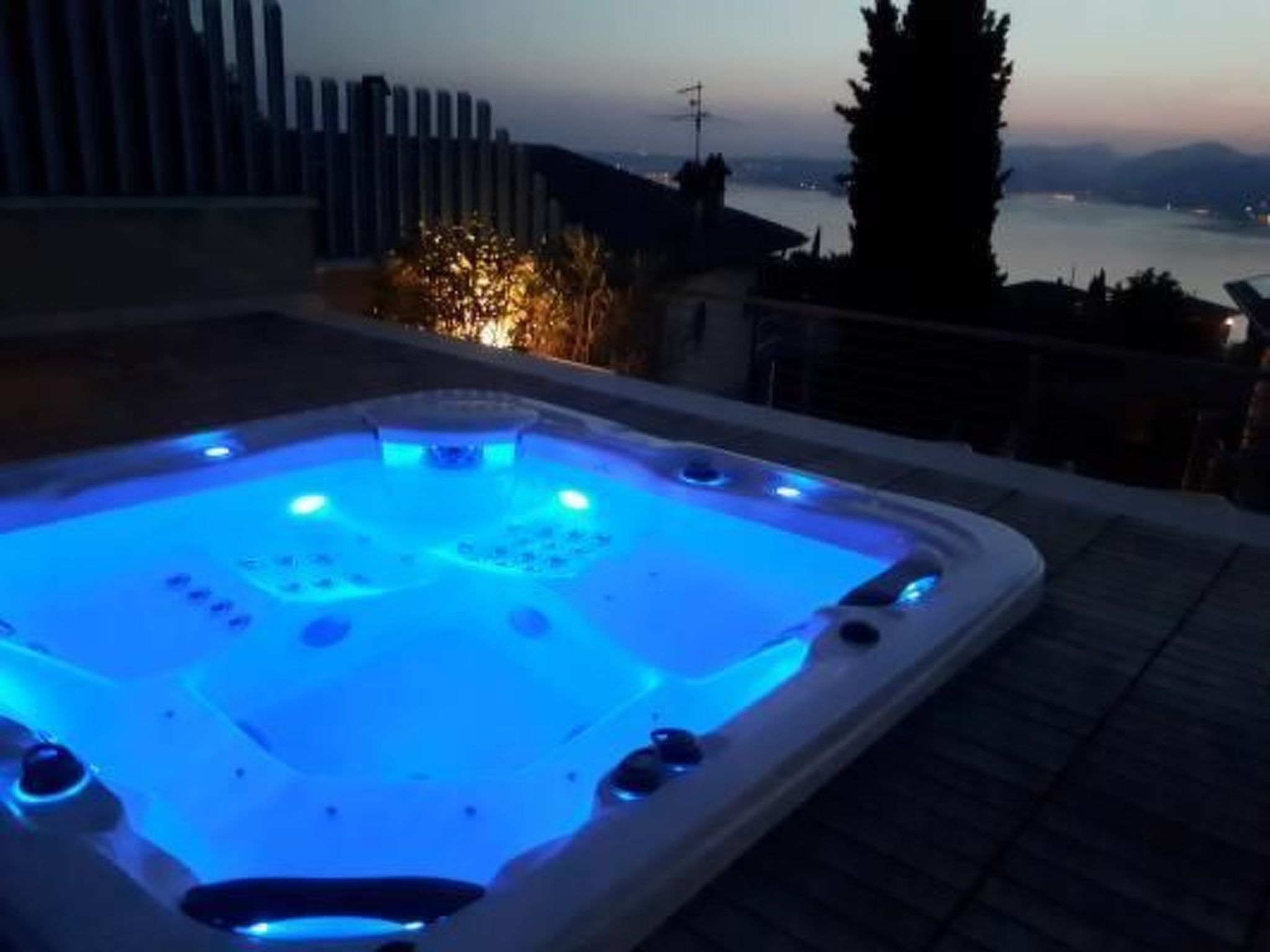 Flacher Sonnenuntergang-Dedans