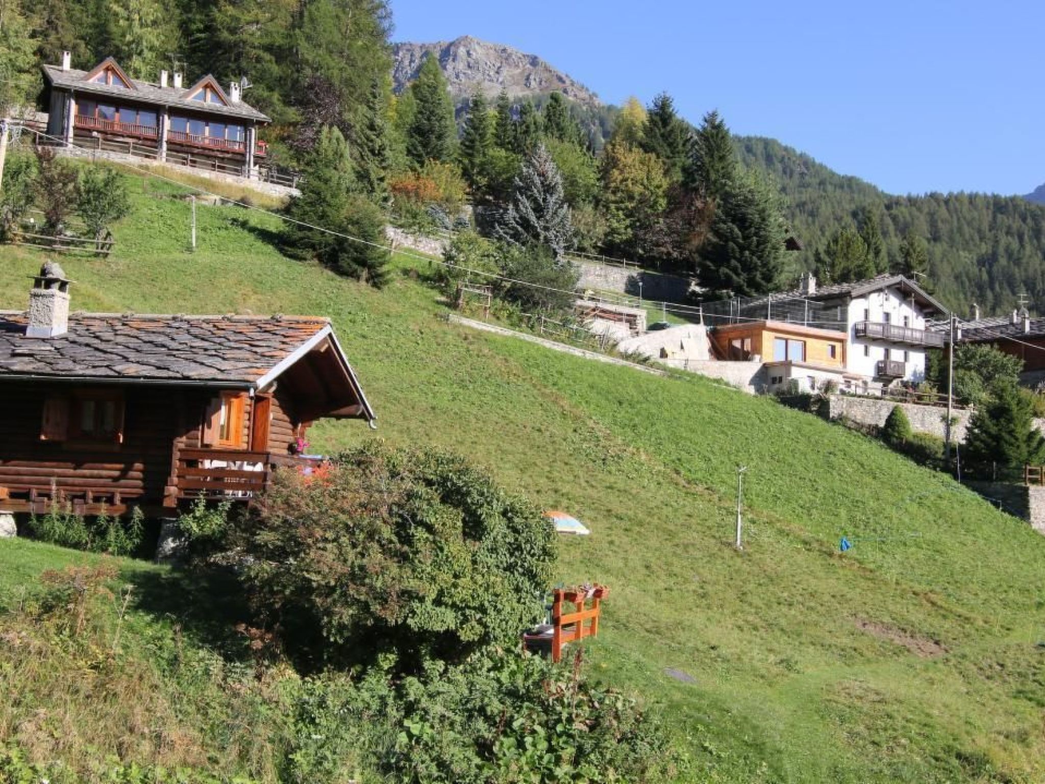 Photo of 'Lo Chalet' der Balkon über dem Matterhorntal