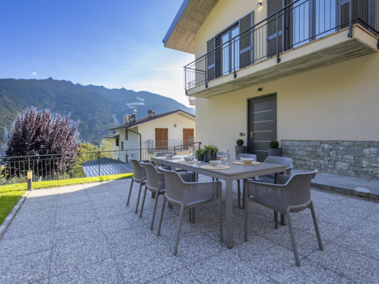 Ferienhaus mit umzäuntem Garten in Valtellina (Italien) und 1 Hund erlaubt