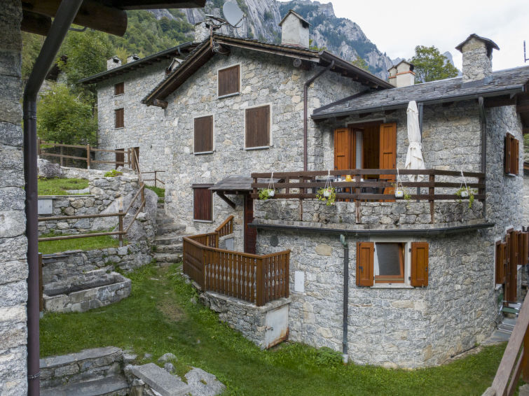Vakantiehuis in Val di Mello (Italië) 1 hond is welkom