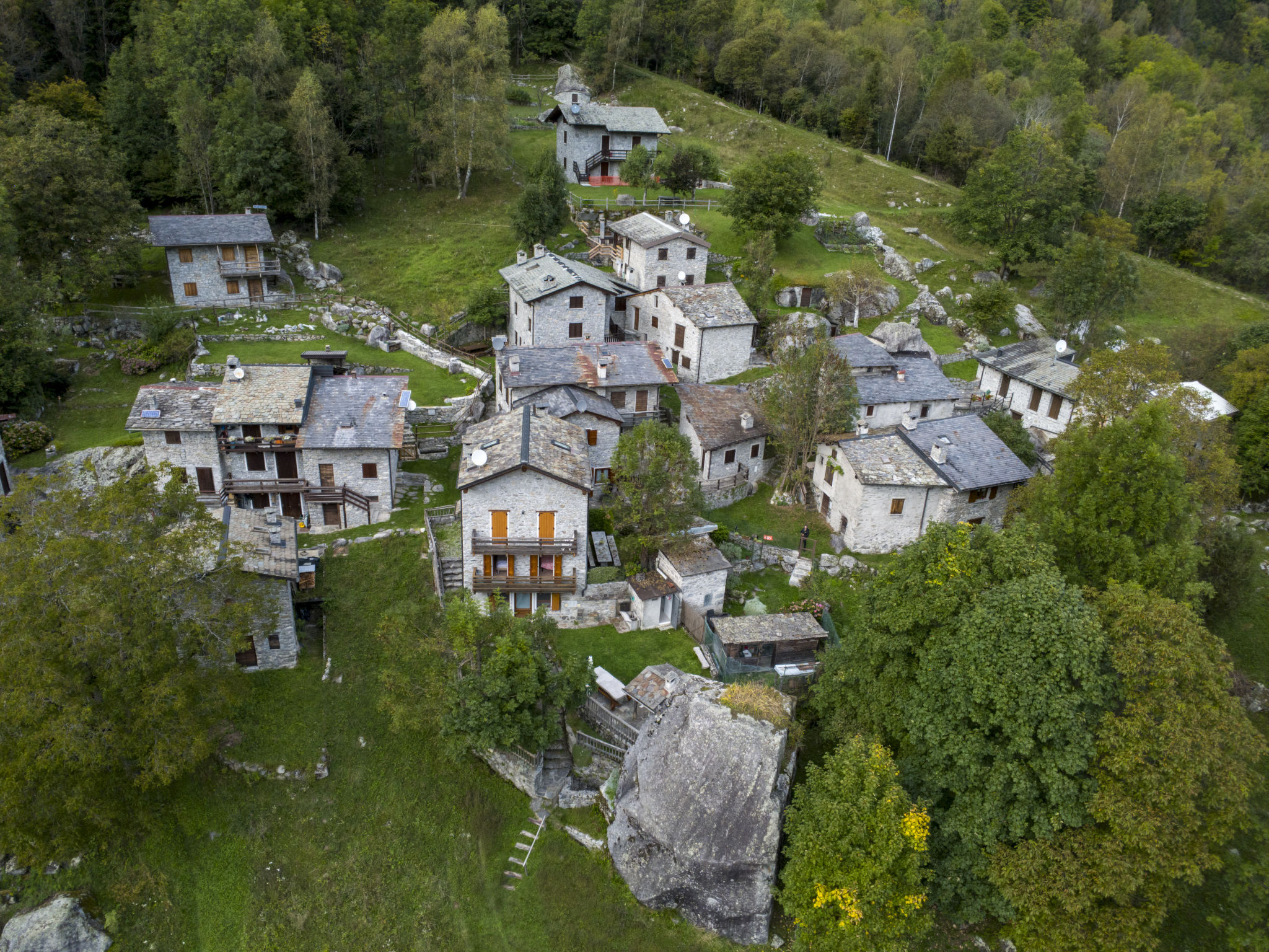 Val di Mello Mountain Flat-Draußen