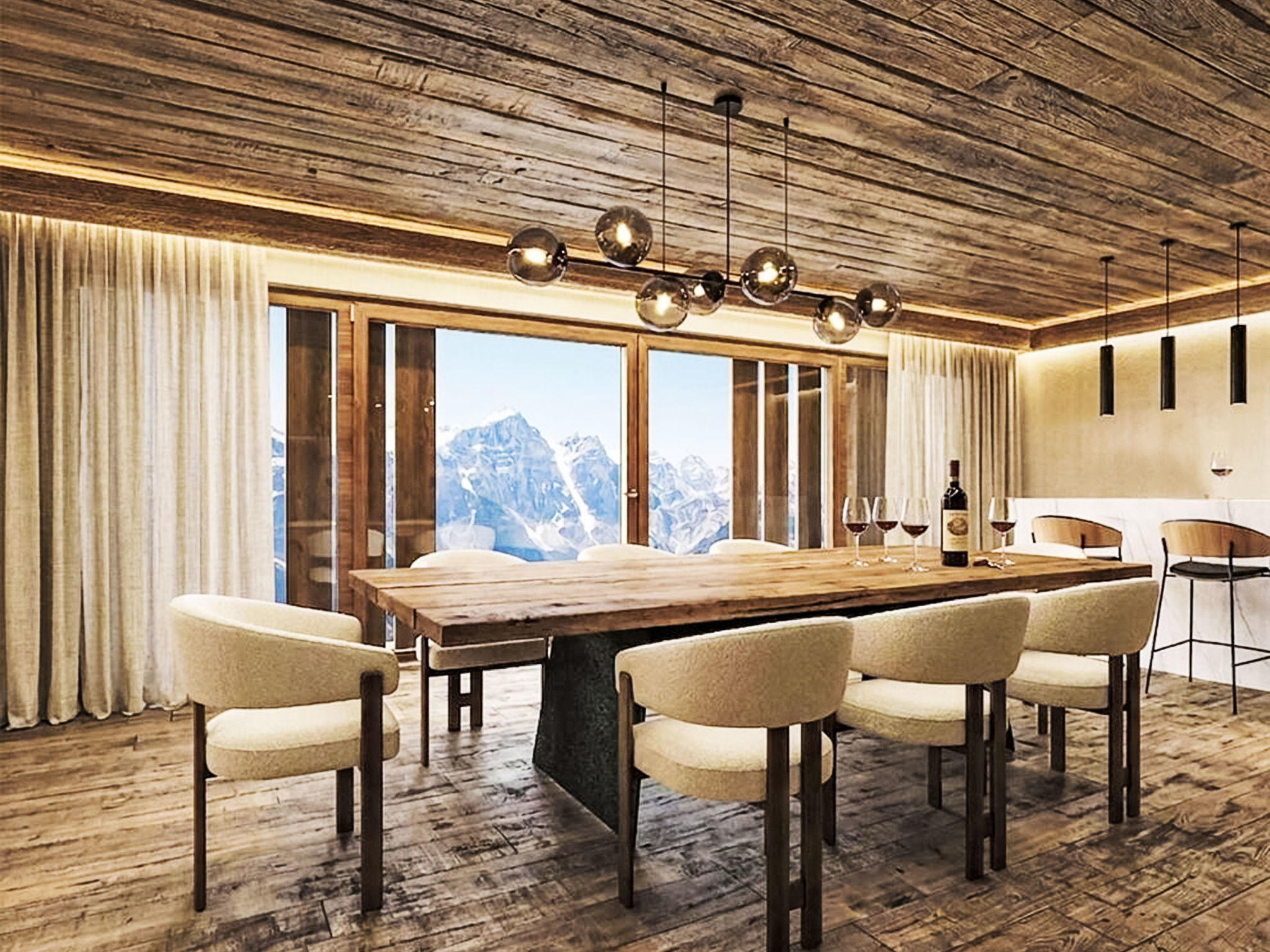 K Lodge Mountain - Binnen
