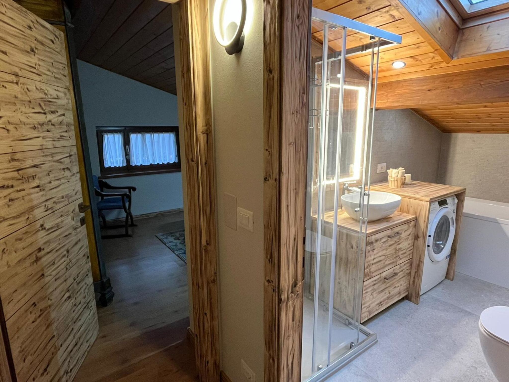 Mansarda in Legno San Rocco-Binnen