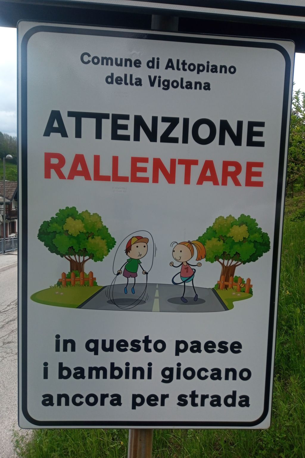 Wohnung in Campregheri mit Terrasse - Buiten