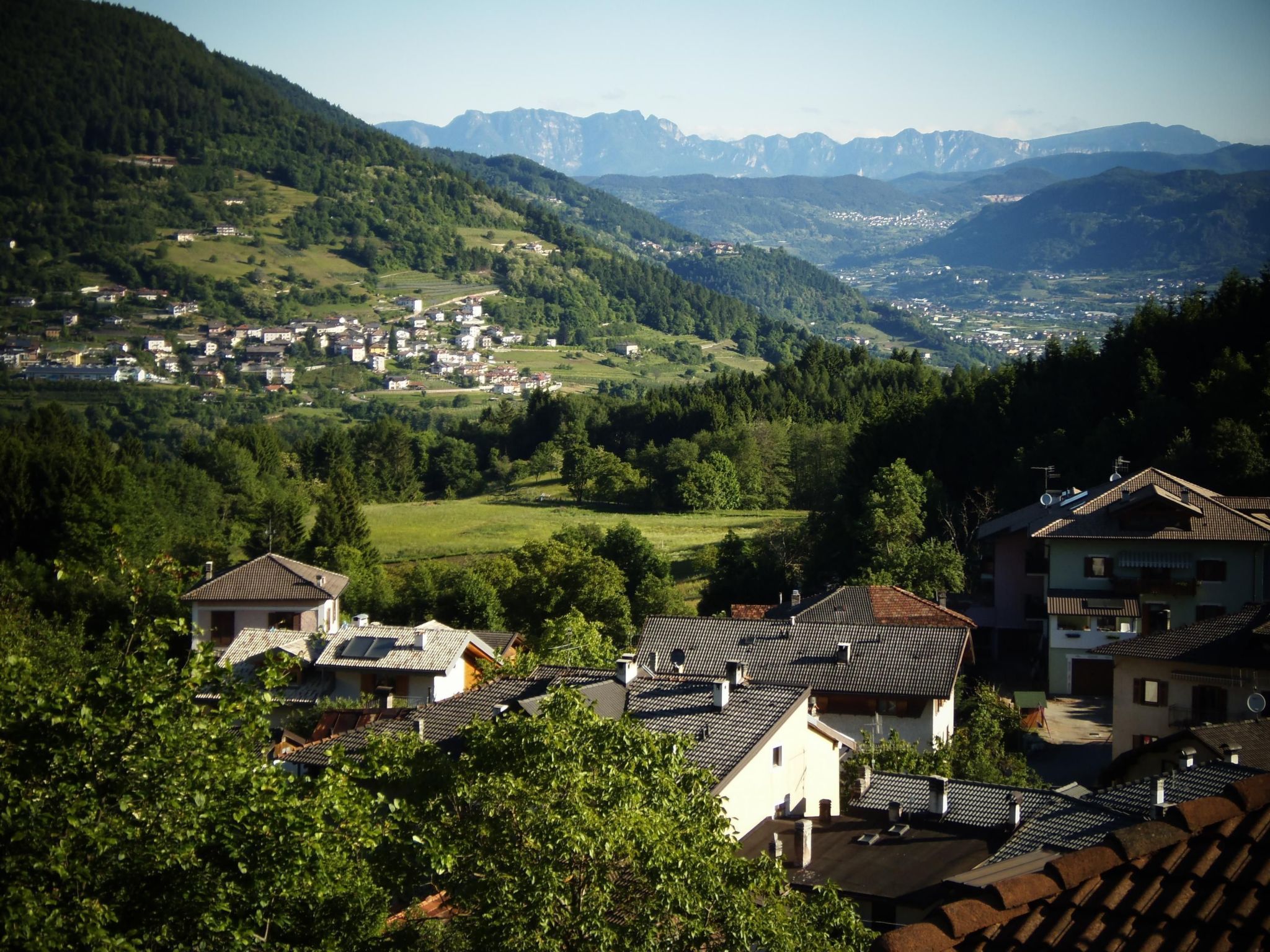 Wohnung in Campregheri mit Terrasse - Buiten