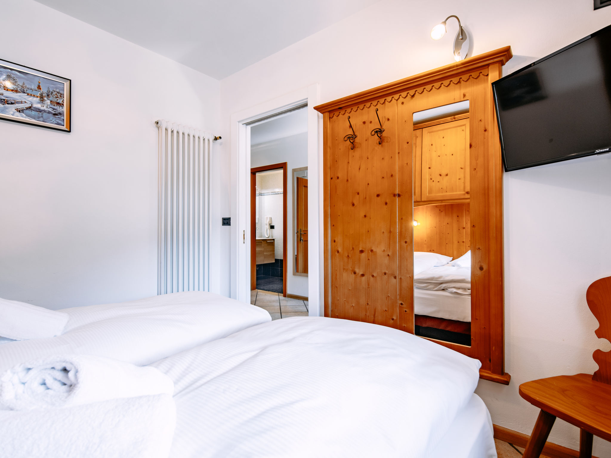 Ruim appartement voor 8 in Soraga di Fassa, vlakbij centrum en skibus - foto 16