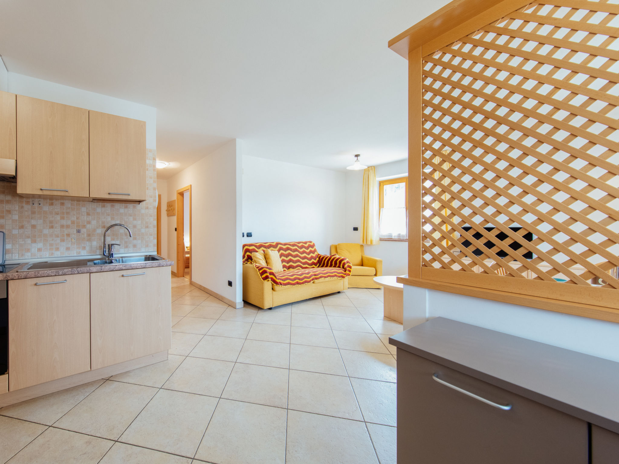 Zonnig appartement voor 6 personen in Soraga di Fassa, nabij de Dolomieten - foto 7