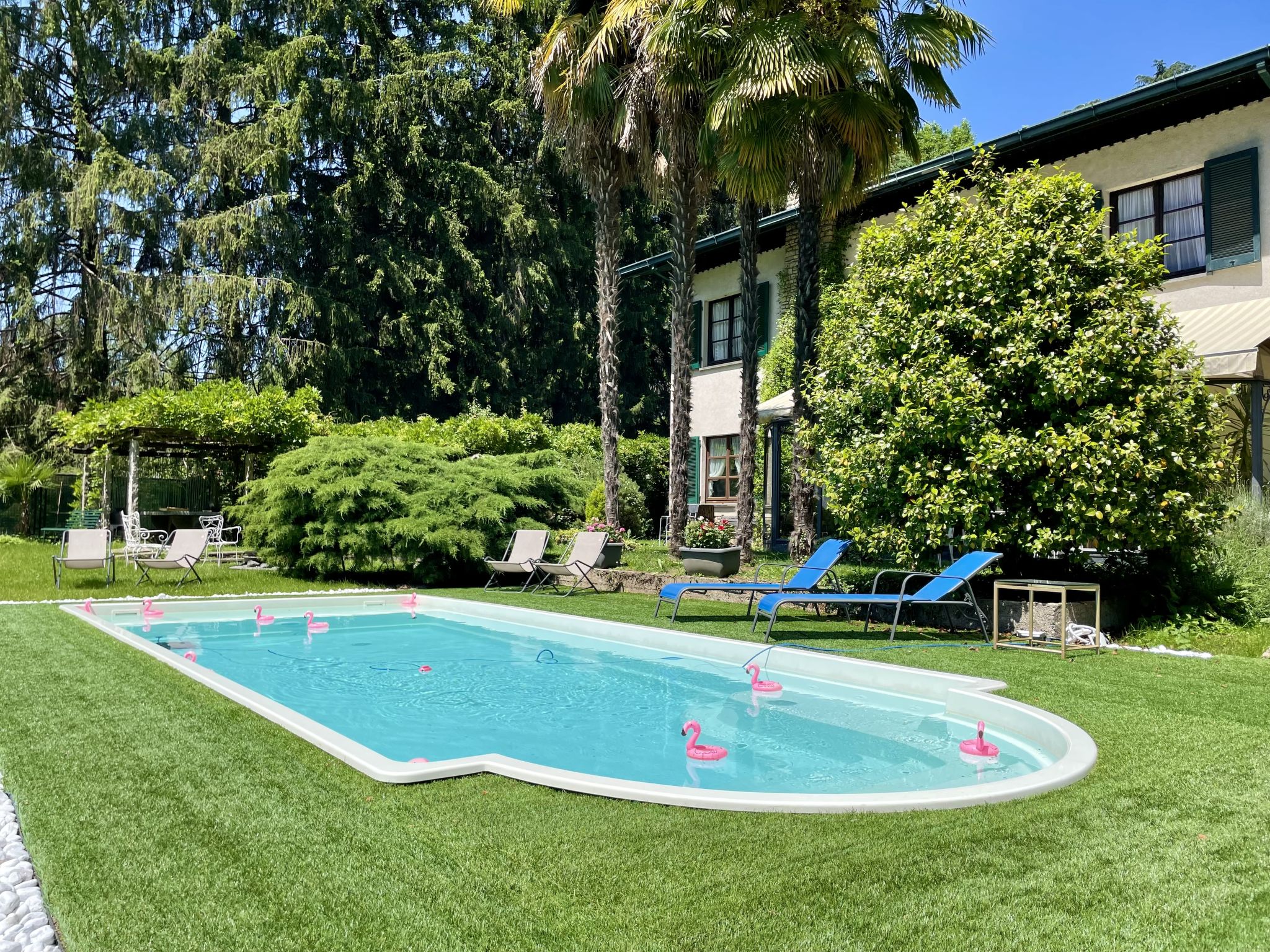 Ferienhaus mit umzäuntem Garten in Sirtori (Italien) und 2 Hunde erlaubt