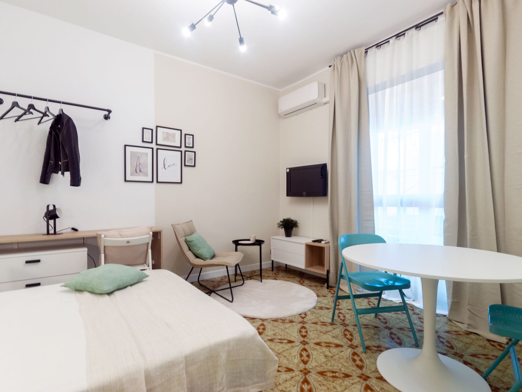 Ein-Zimmer-Wohnung 'Milan' mit Balkon