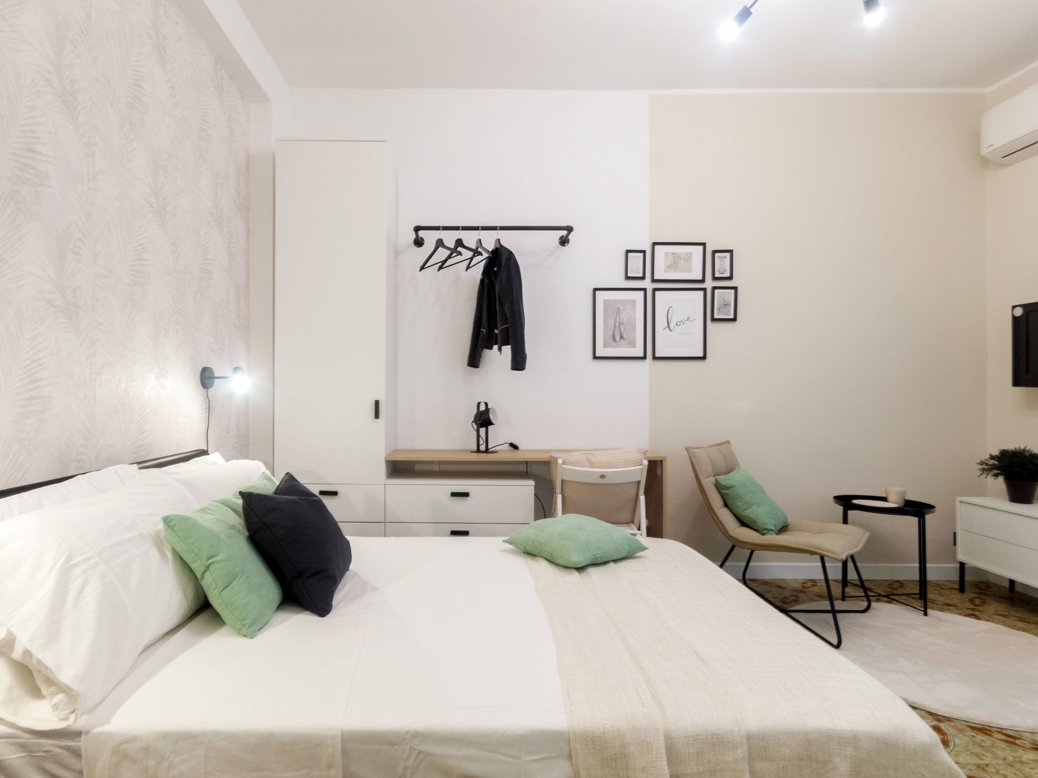 Ein-Zimmer-Wohnung 'Milan' mit Balkon