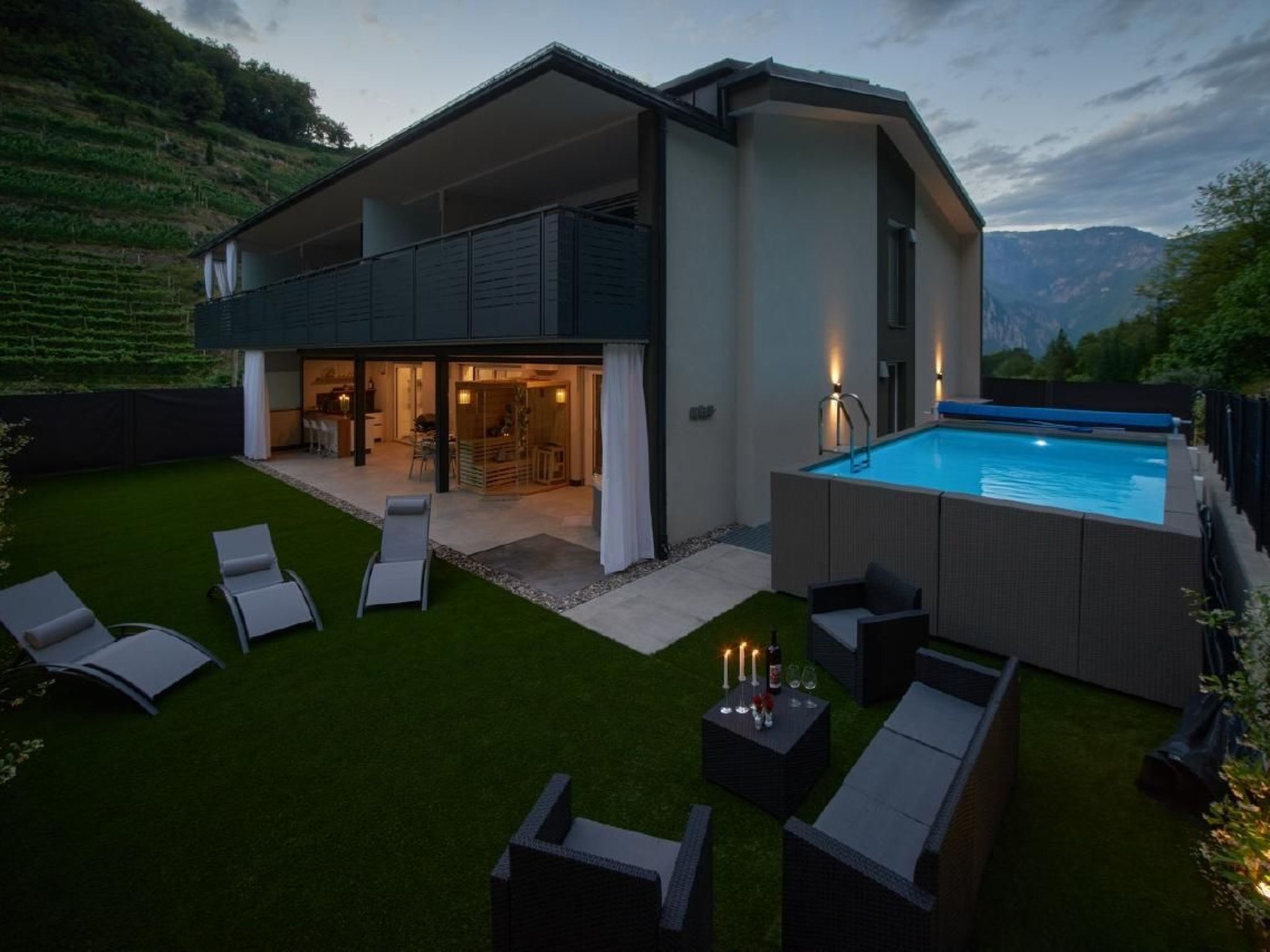 Vakantiehuis met omheinde tuin in Gargazon (Gargazzone) (Italië) 1 hond is welkom