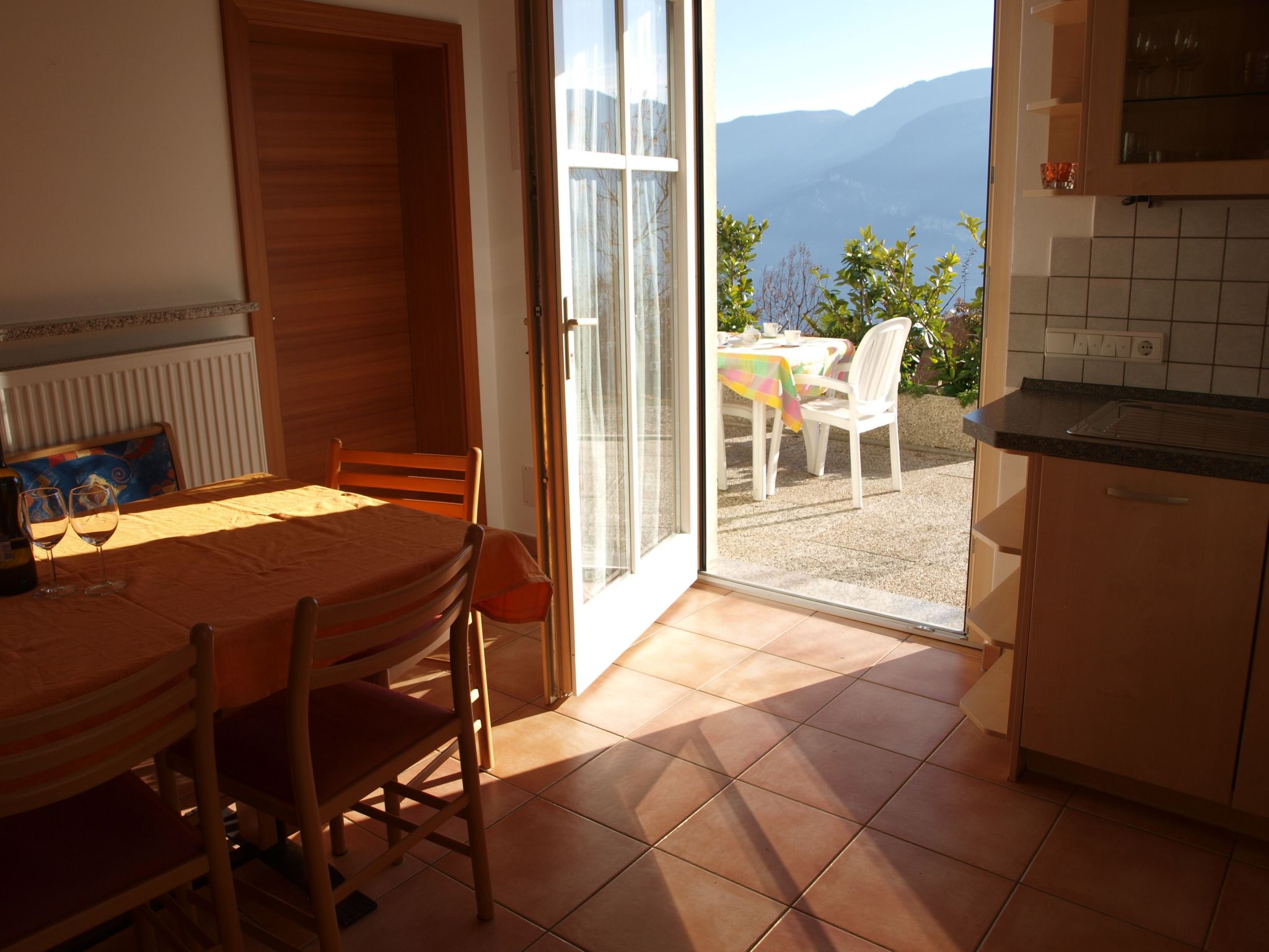 Apartment Merlot in Kurtatsch mit Panoramablick-Drinnen