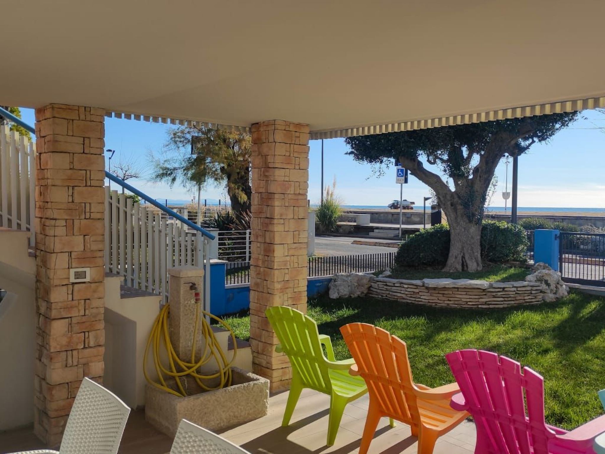 App. "Villa Miami B" mit Terrasse im Erdgeschoss-Binnen