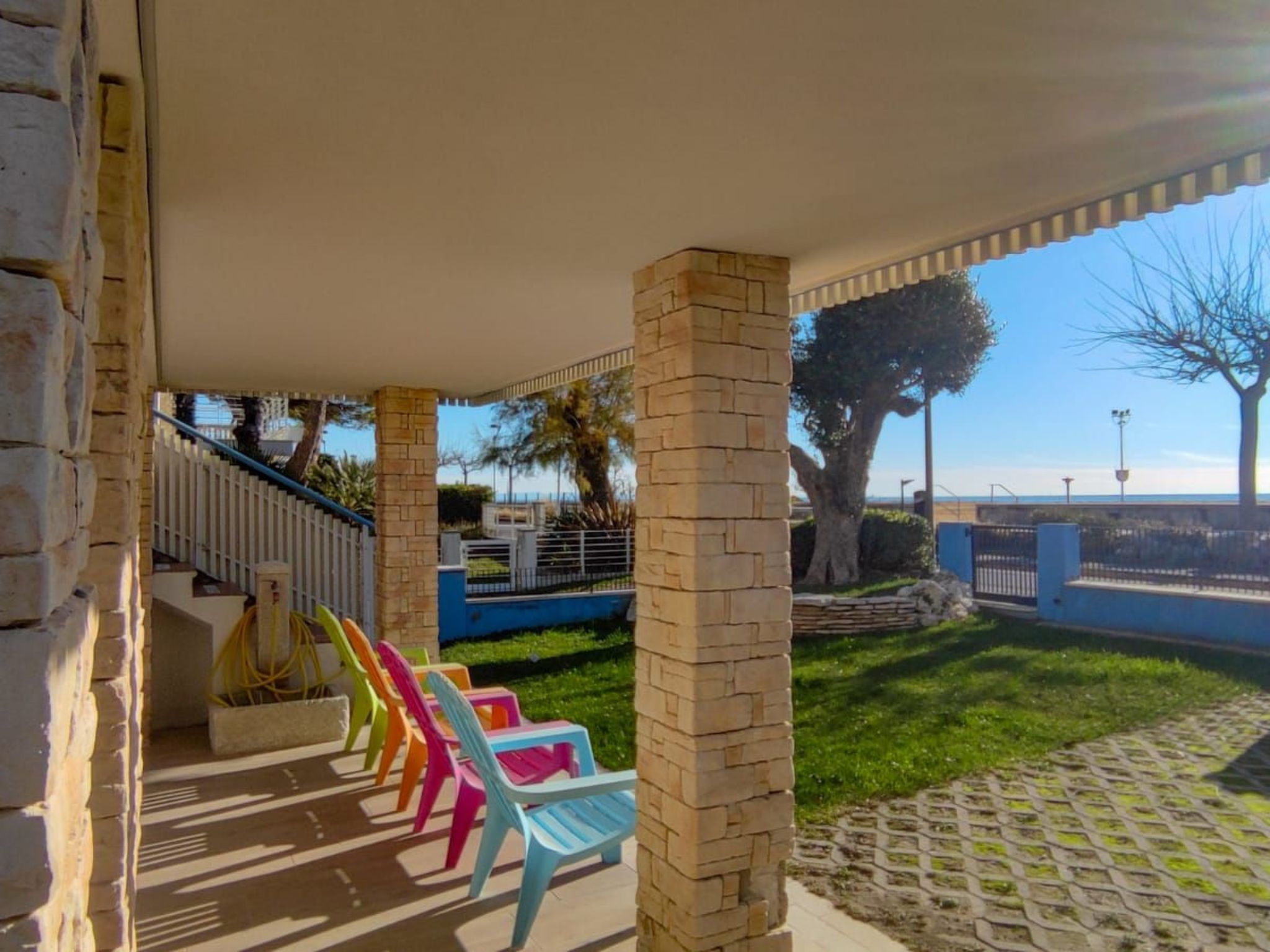 App. "Villa Miami B" mit Terrasse im Erdgeschoss-Binnen