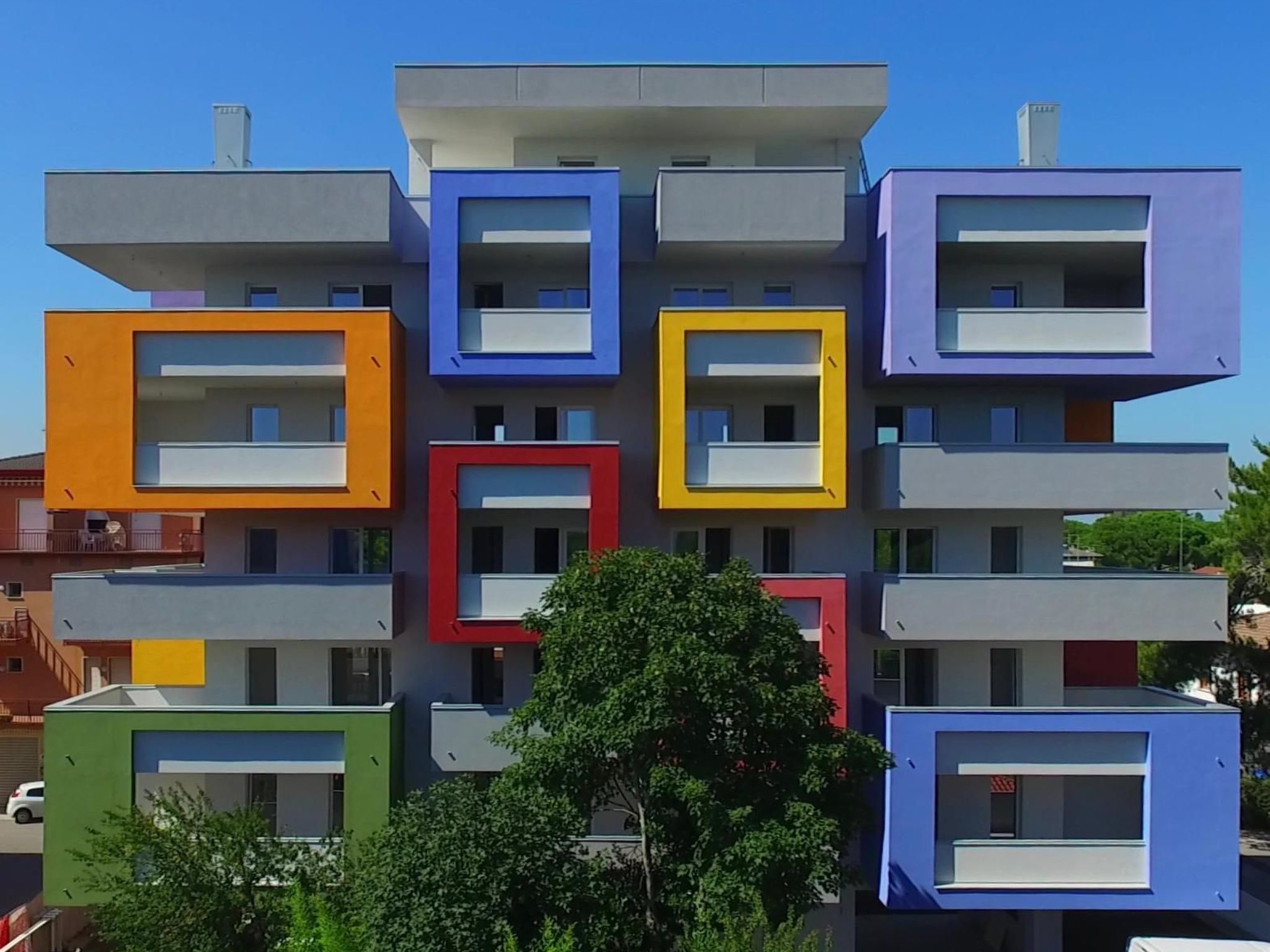 Einzimmerwohnung 'Saturnotel 502' mit Balkon-Drinnen