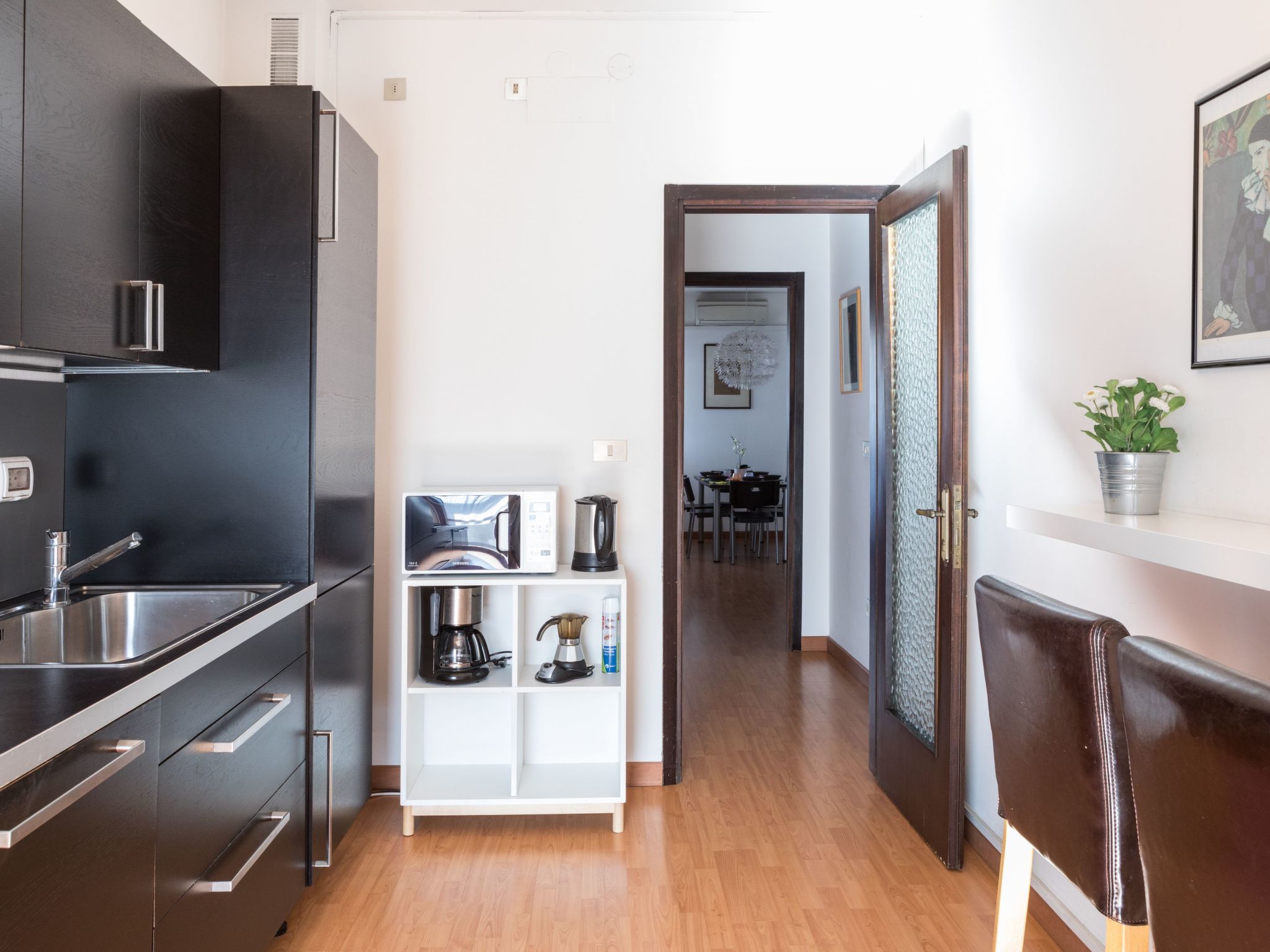 Wohnung 'Cappuccino 36' mit Terrasse-Binnen