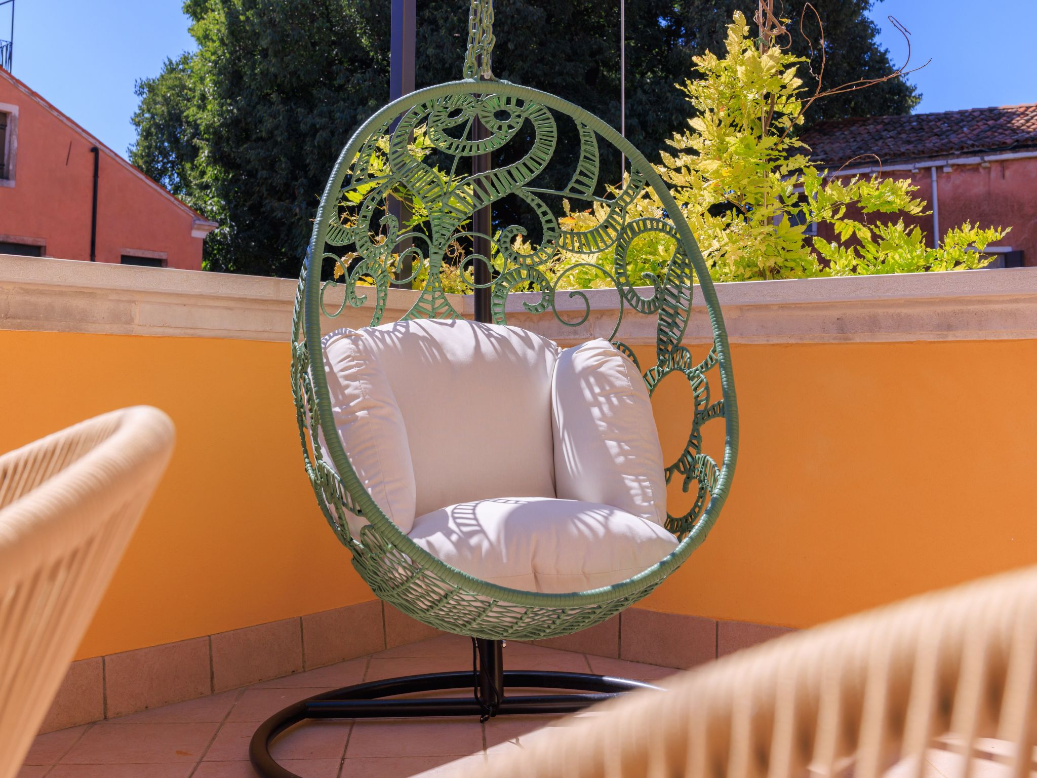 Casa dell'Aviatore große Gartenterrasse-Buiten