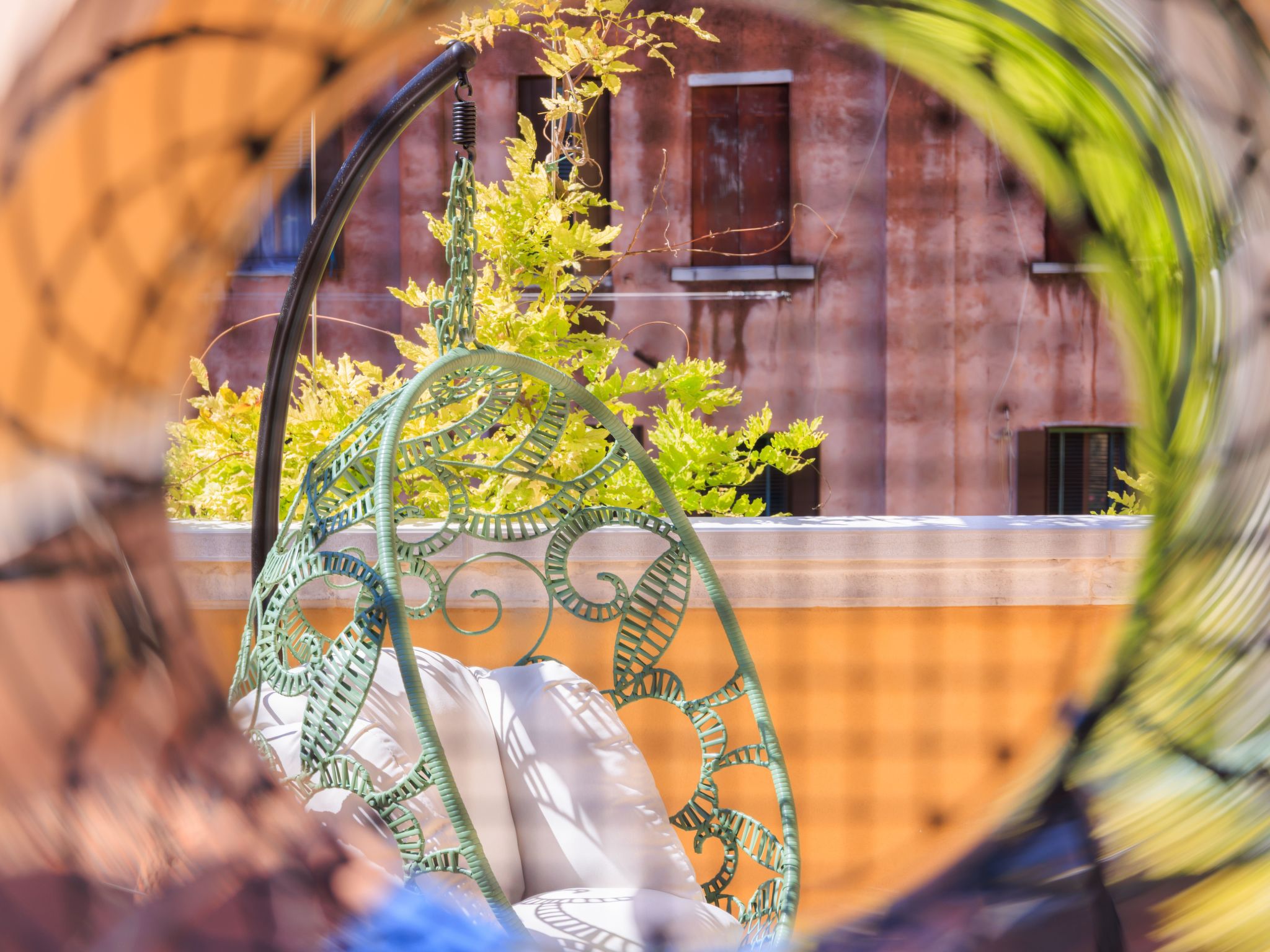 Casa dell'Aviatore große Gartenterrasse-Buiten