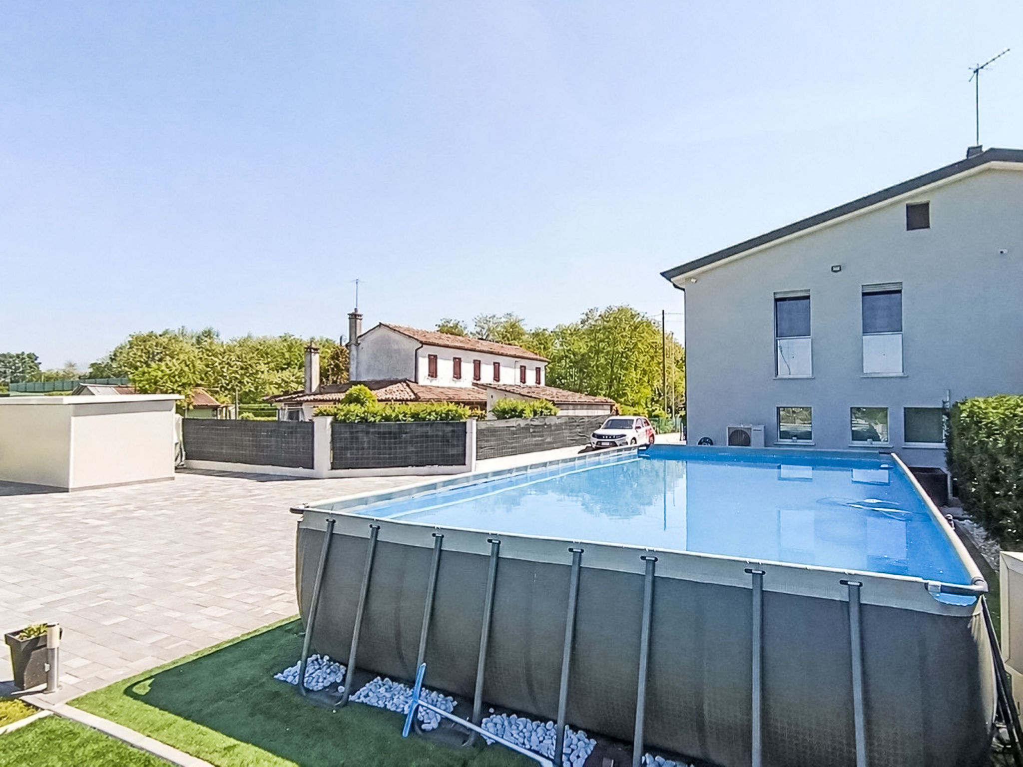 Vakantiehuis met omheinde tuin in Mogliano Veneto (Italië) 1 hond is welkom