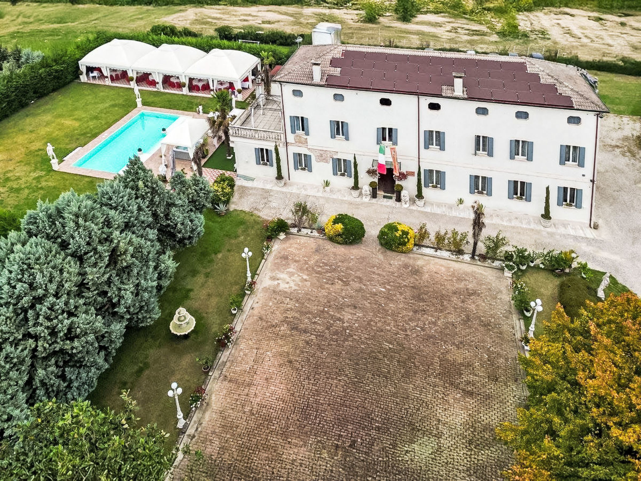Tenuta "Villa Dalla Benetta" Pool - Wassermassage
