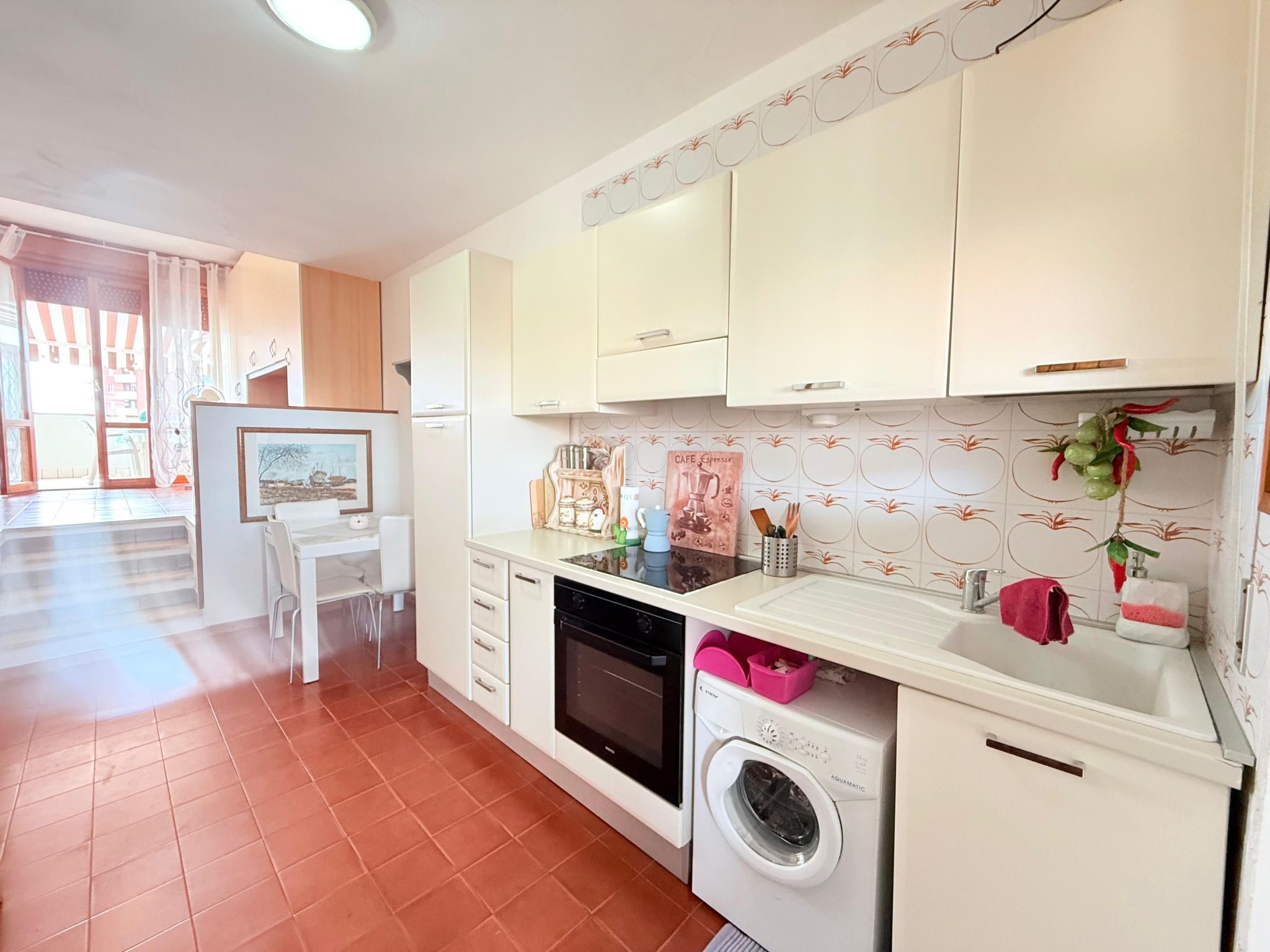 Hübsches Studio-Apartment 250 m vom Meer entfernt, direkt im Zentrum-Binnen