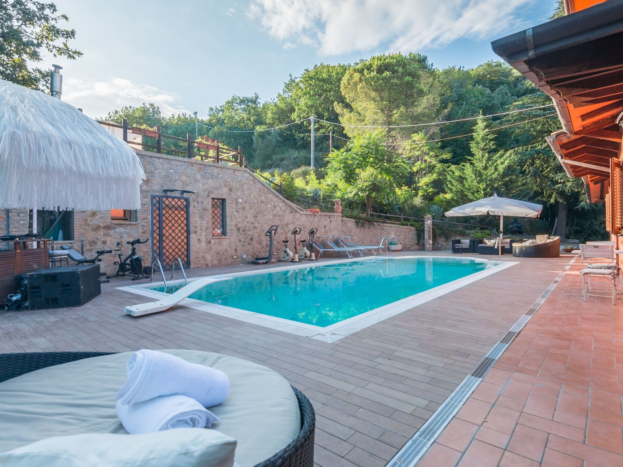 Landgut "TenutaQuarantaOlivi-Drinnen