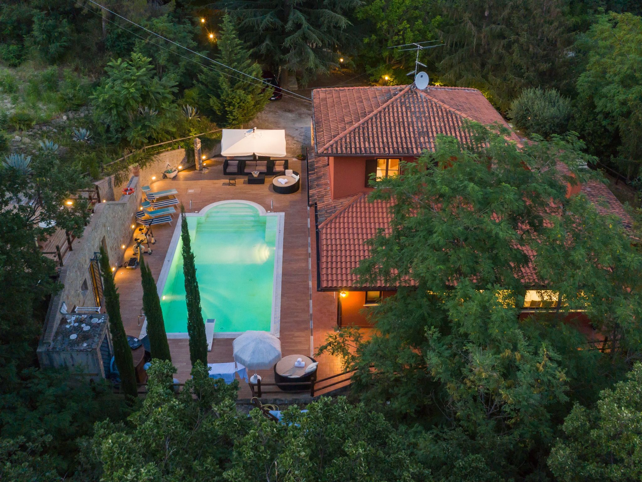 Landgut "TenutaQuarantaOlivi-Drinnen