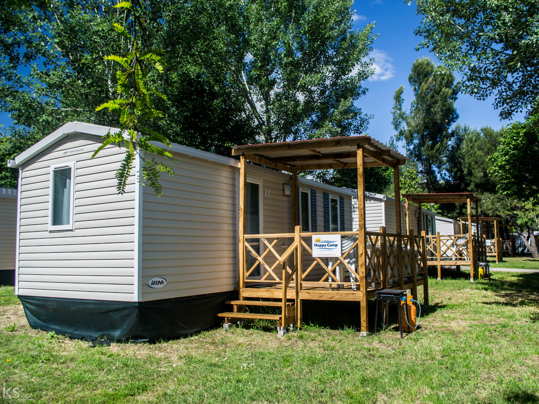 Happy Camp Mobil Homes in Riccione-Dehors