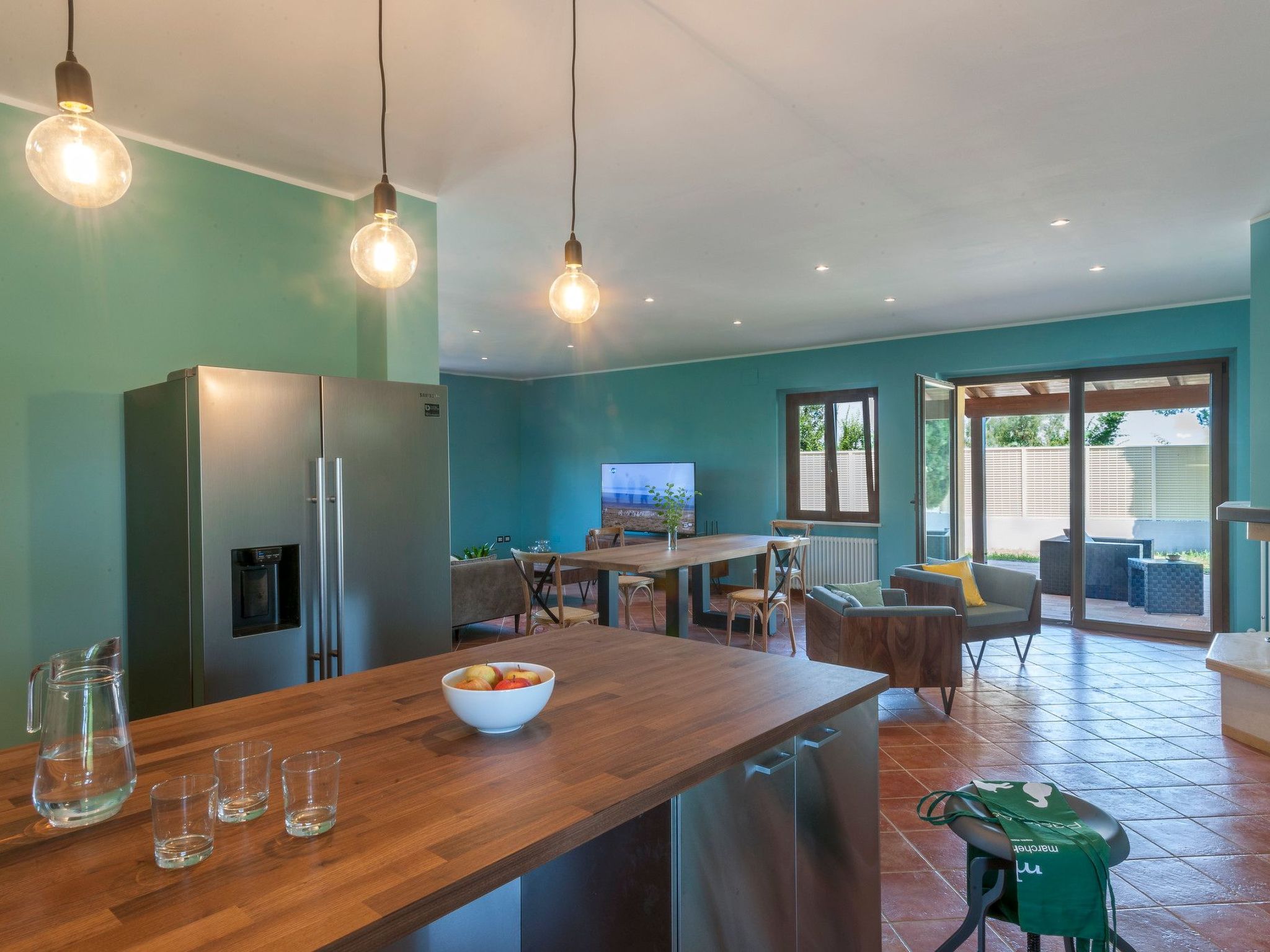 Villa Traiani, Marken Urlaub, privater Pool-Dedans