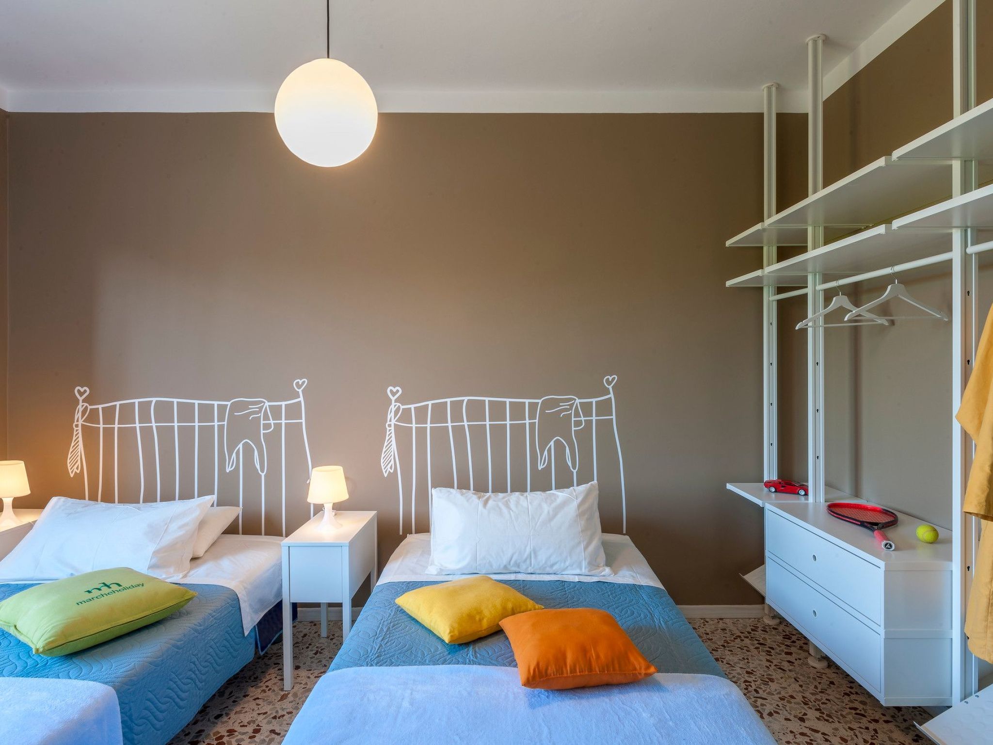 Villa Traiani, Marken Urlaub, privater Pool-Dedans