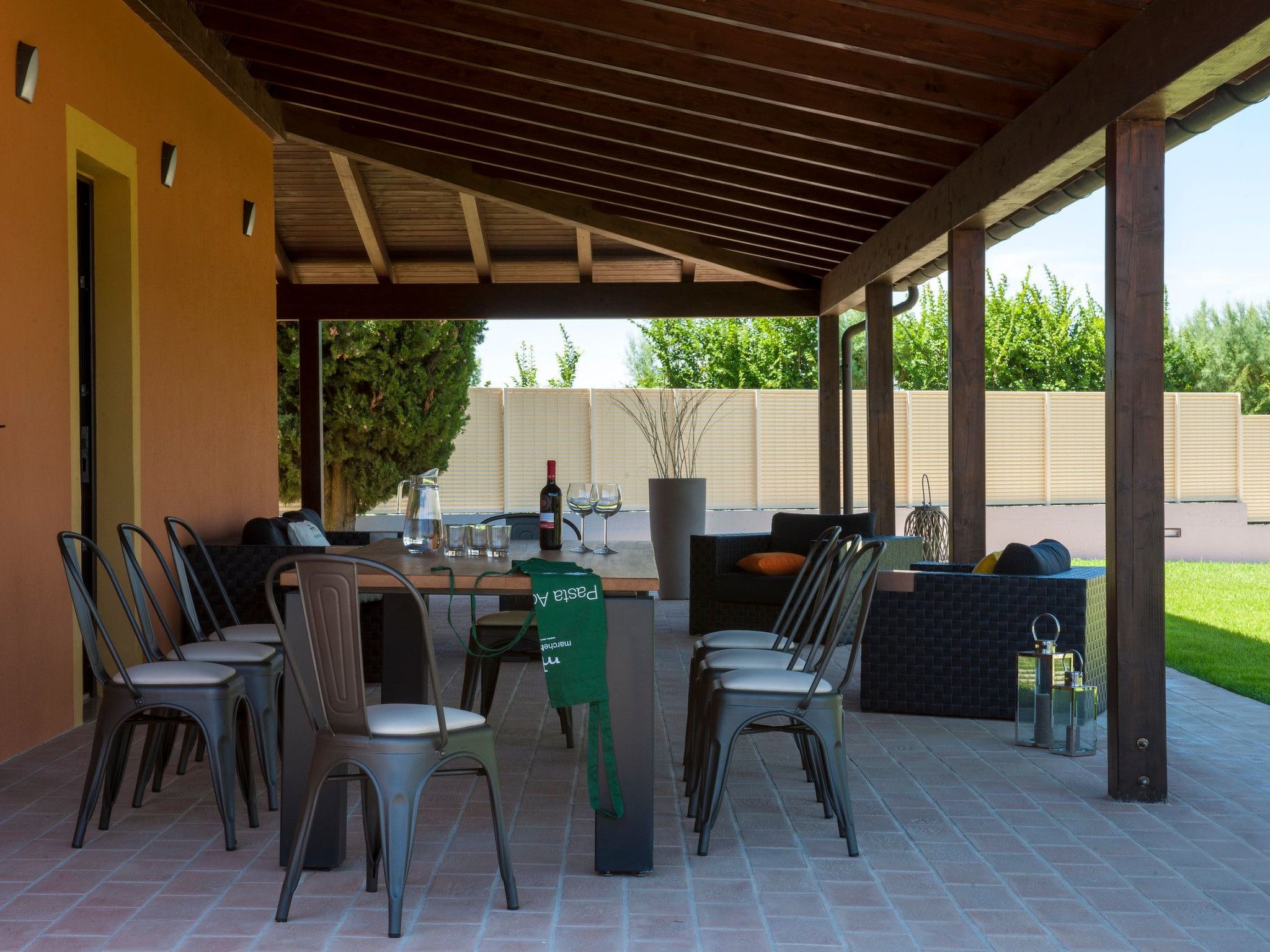 Villa Traiani, Marken Urlaub, privater Pool-Dedans