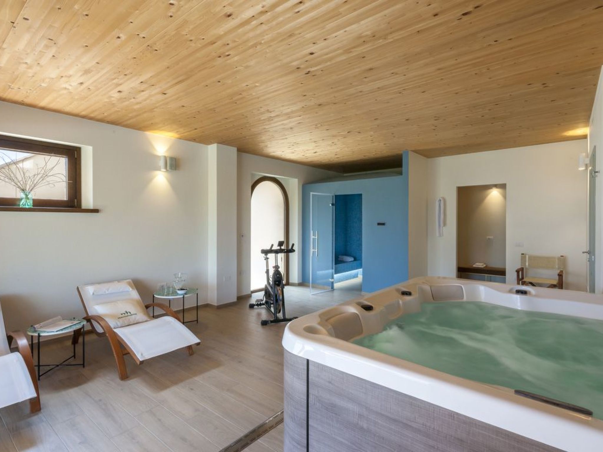 Villa i Gelsi Marche Urlaub, privater Pool-Binnen