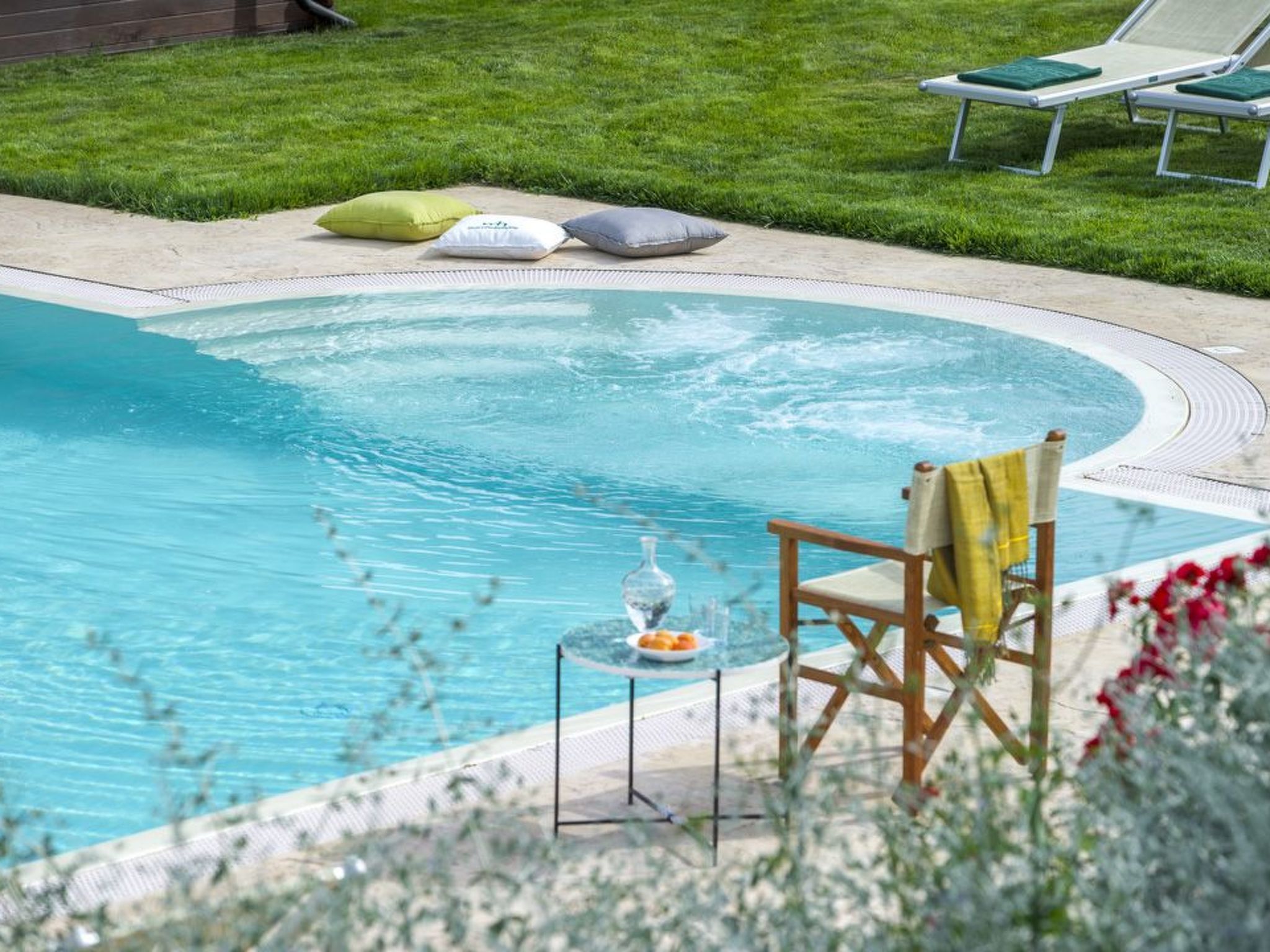 Villa i Gelsi Marche Urlaub, privater Pool-Binnen