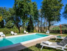 Vrijstaande vakantievilla met privézwembad in Le Marche, 8 personen - thumbnail 6