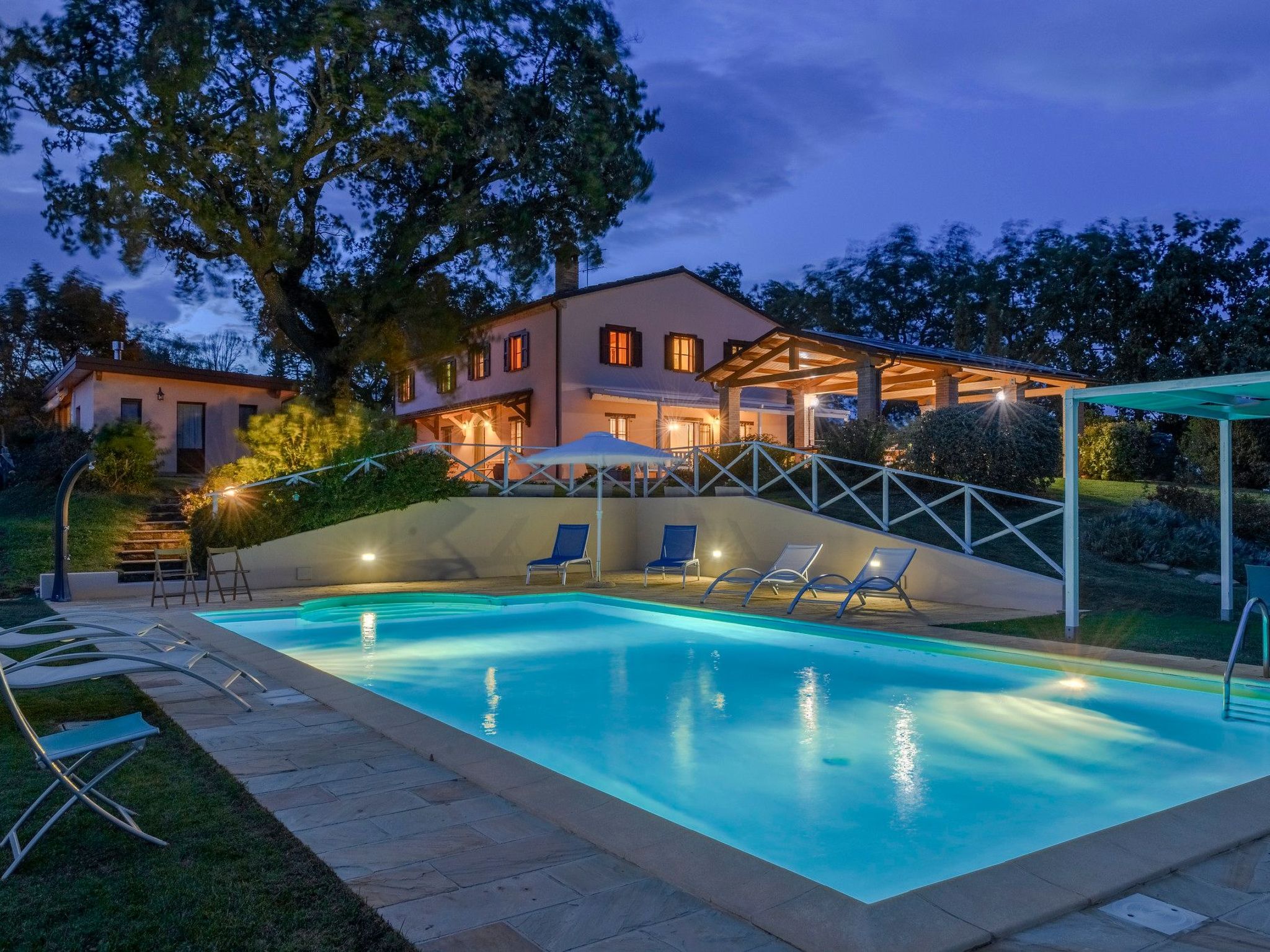 Vakantiehuis met privé zwembad in Cartoceto (Italië) voor 8 personen