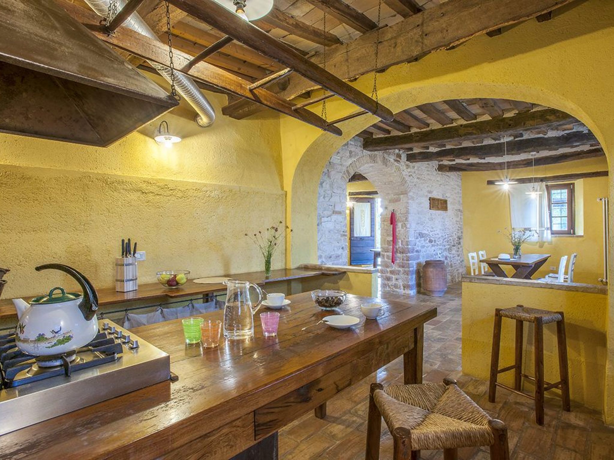 Ferienvilla 'Checello' mit privatem Pool-Binnen