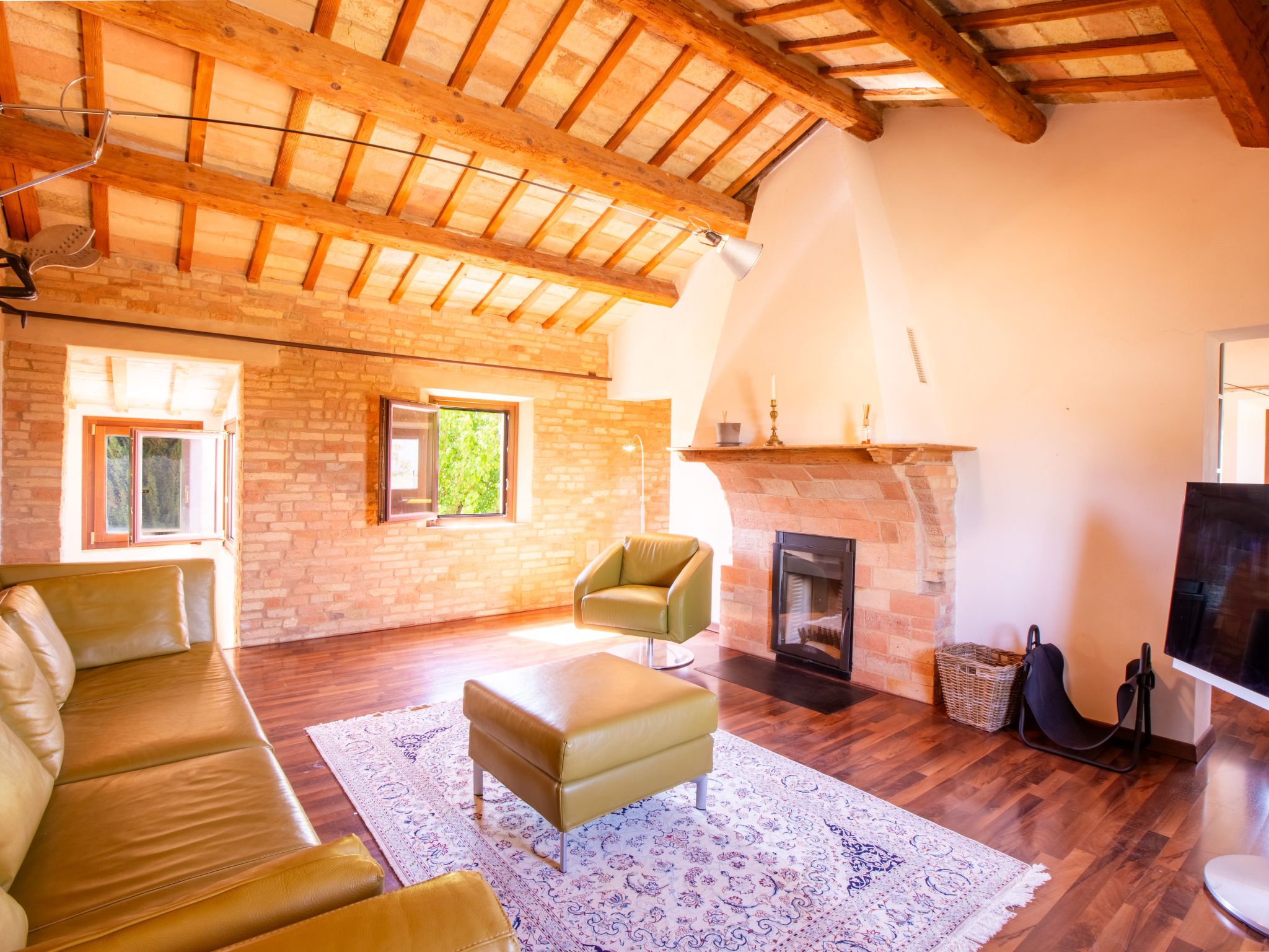 Villa Gelso mit Pool, Sauna und atemberaubender Aussicht-Dedans