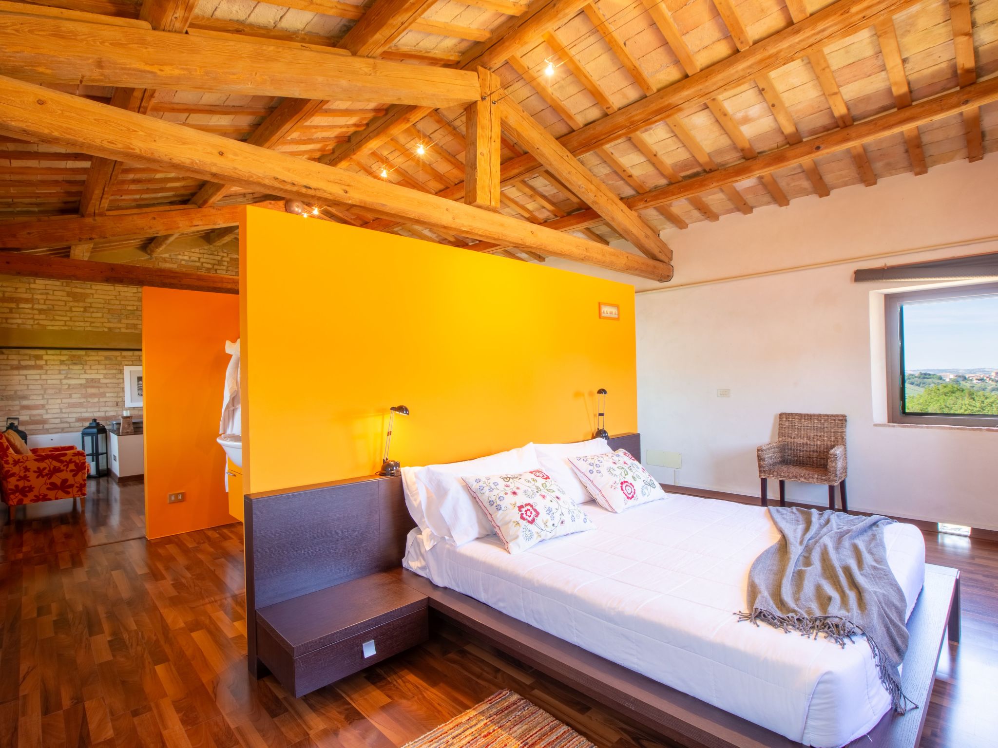 Villa Gelso mit Pool, Sauna und atemberaubender Aussicht-Dedans