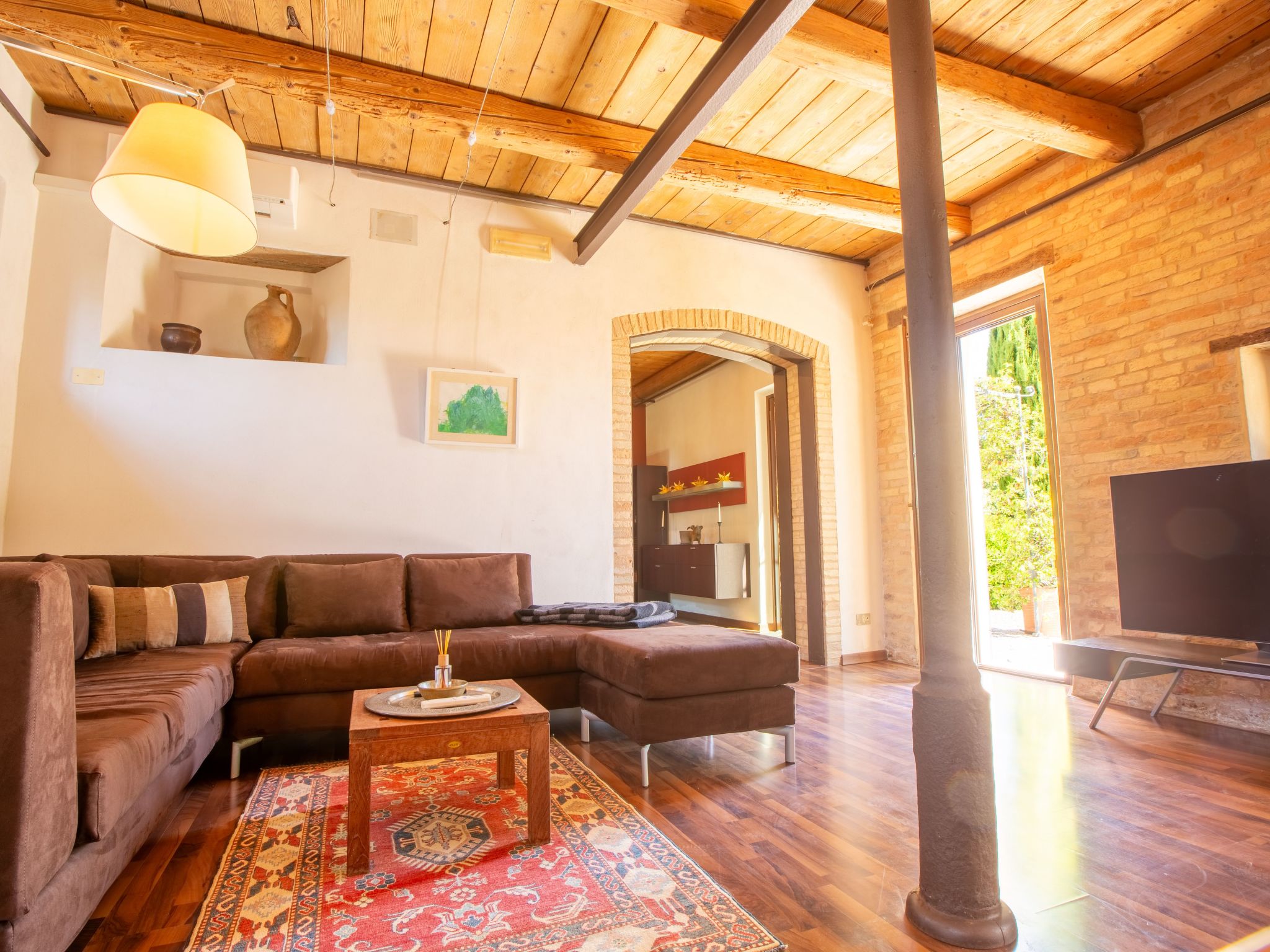 Villa Gelso mit Pool, Sauna und atemberaubender Aussicht-Dedans