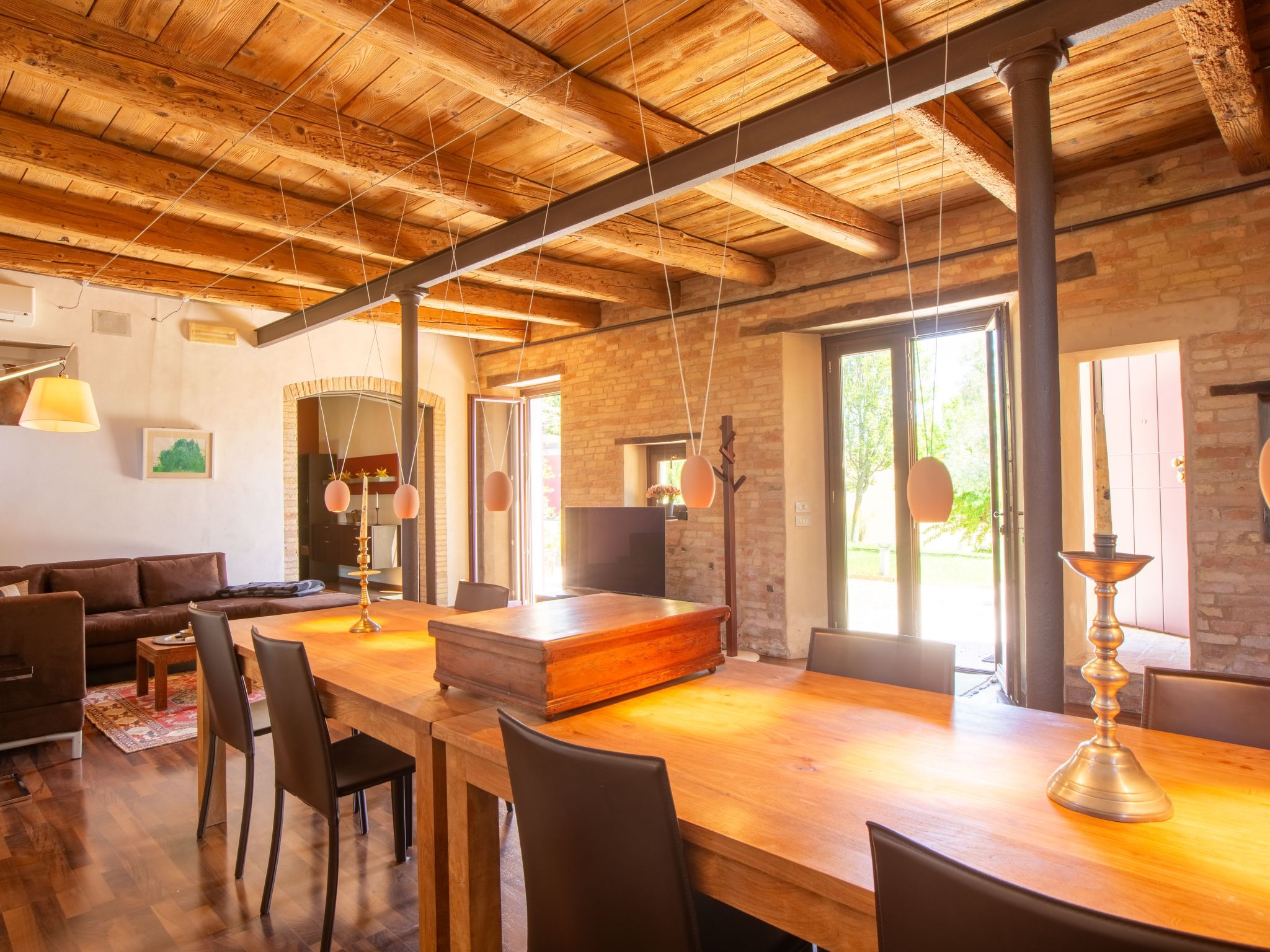 Villa Gelso mit Pool, Sauna und atemberaubender Aussicht-Dedans