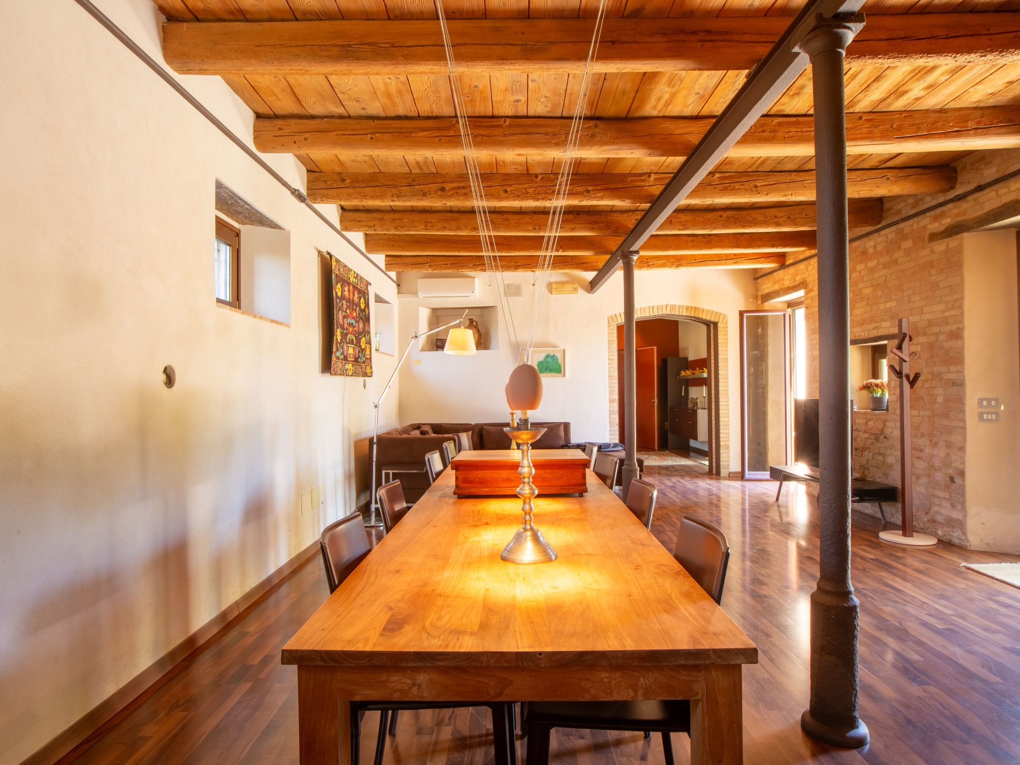 Villa Gelso mit Pool, Sauna und atemberaubender Aussicht-Dedans