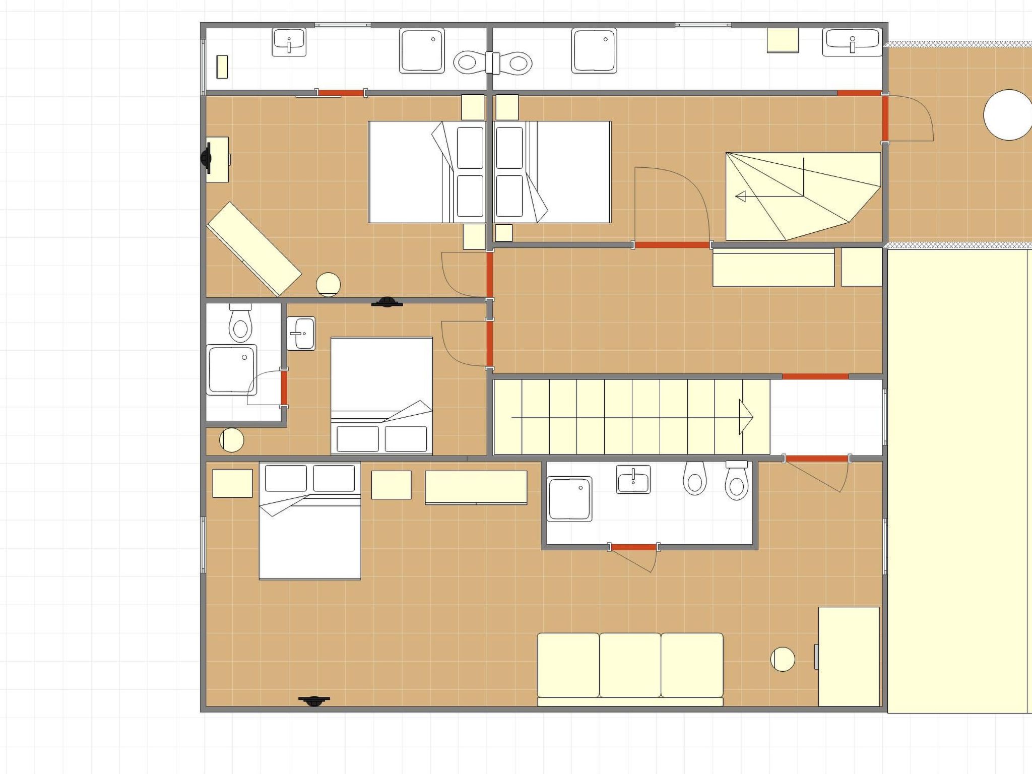 Haus der Musik 270m Veranda, Garten und Pool-Binnen