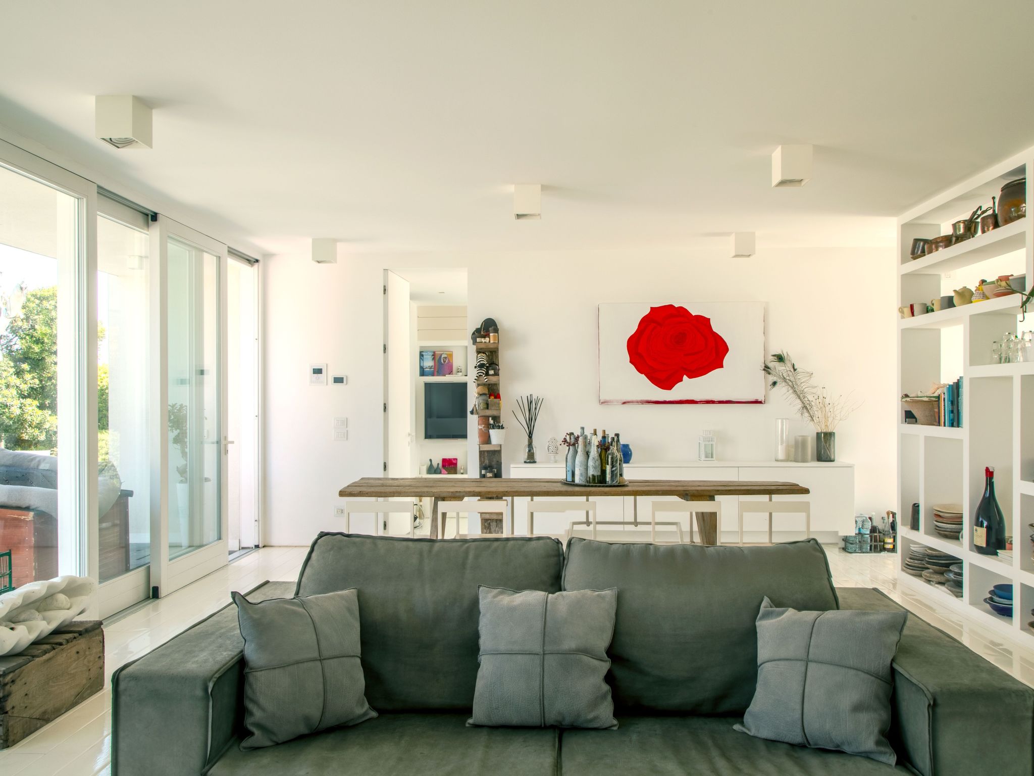 Elegante Villa am Strand, Jacuzzi und Garten-Dedans