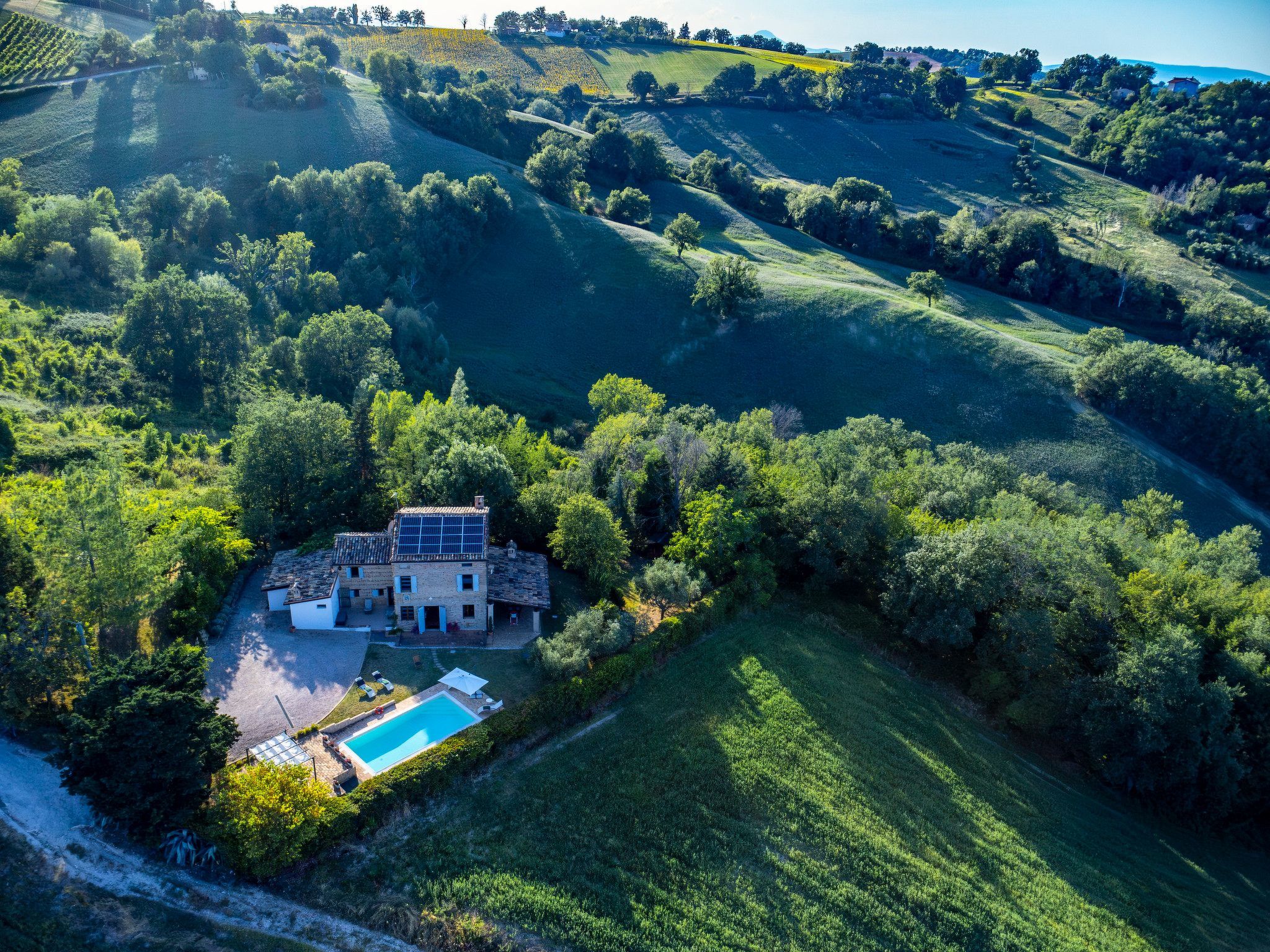 Casa Felicità, Marche Ferienhäuser-Binnen