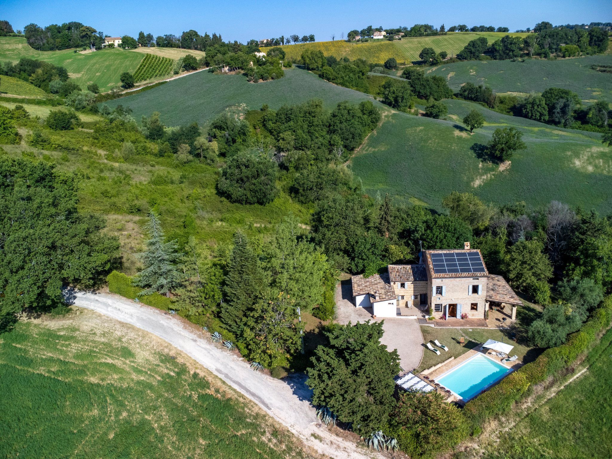 Casa Felicità, Marche Ferienhäuser-Binnen